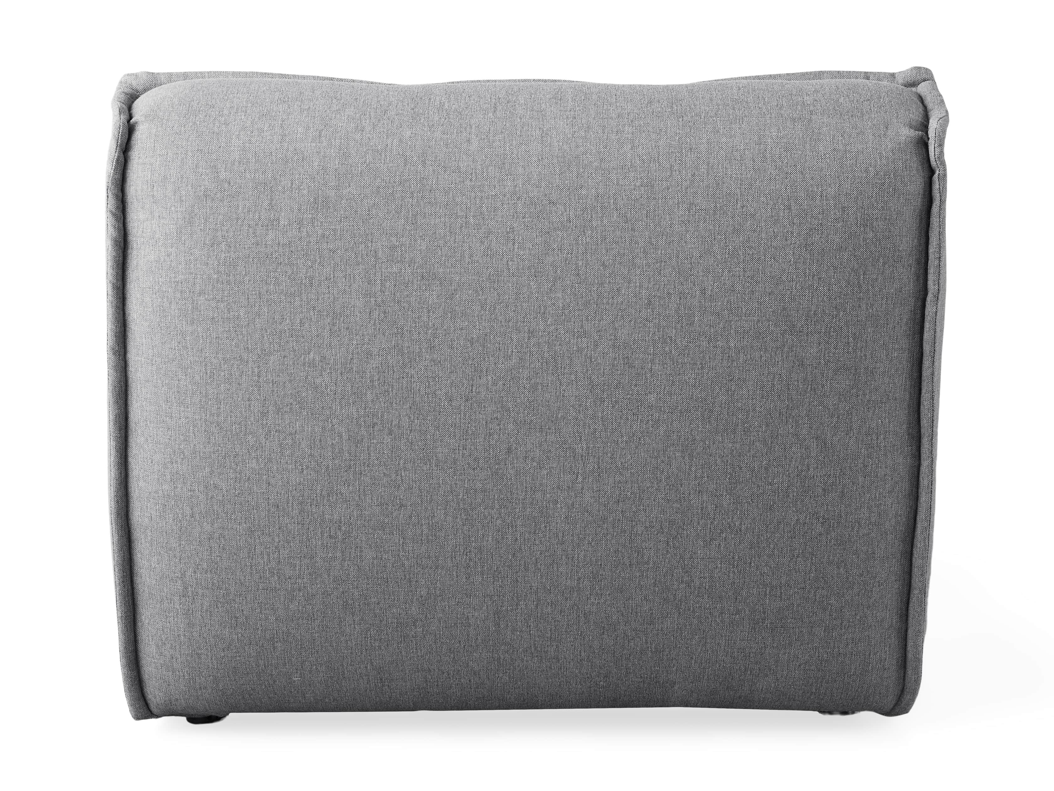 Porto Outdoor Upholstered 36" Armless Chair in Southend Grey, slide 5 of 6