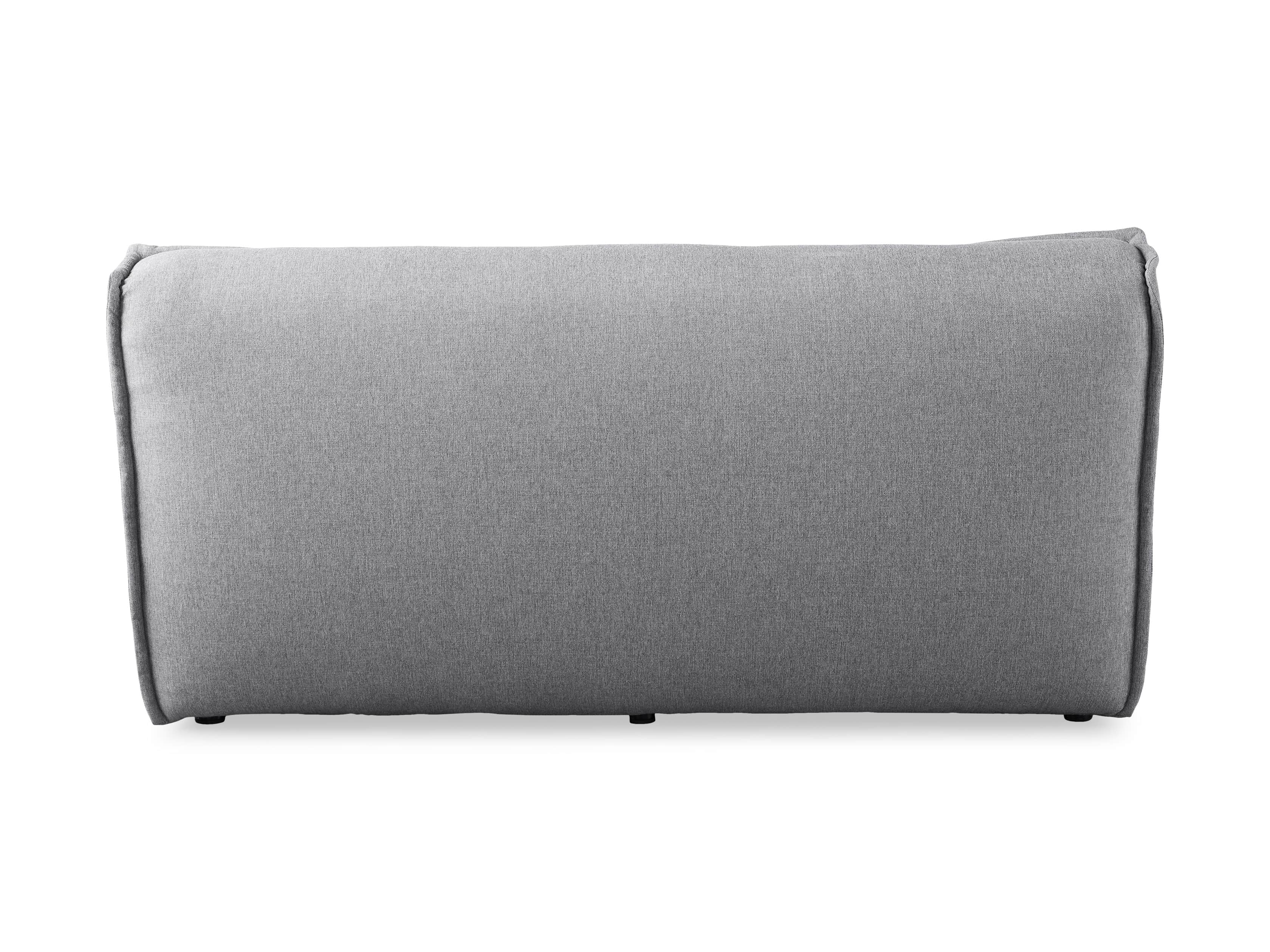 Porto Outdoor Upholstered 60" Double Chaise in Southend Grey, slide 5 of 7
