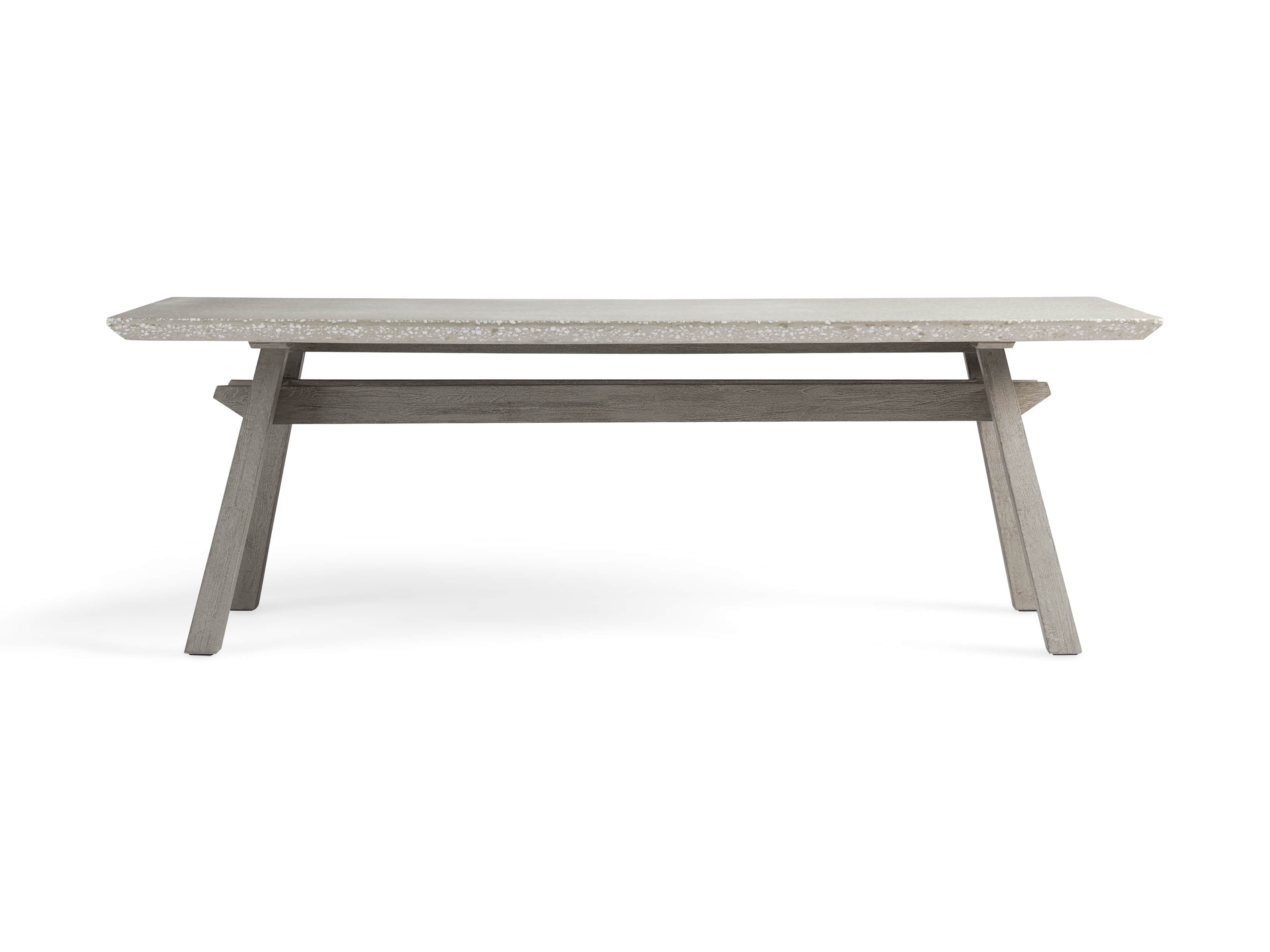 Rumi Outdoor 78" Rectangle Dining Table, slide 4 of 6