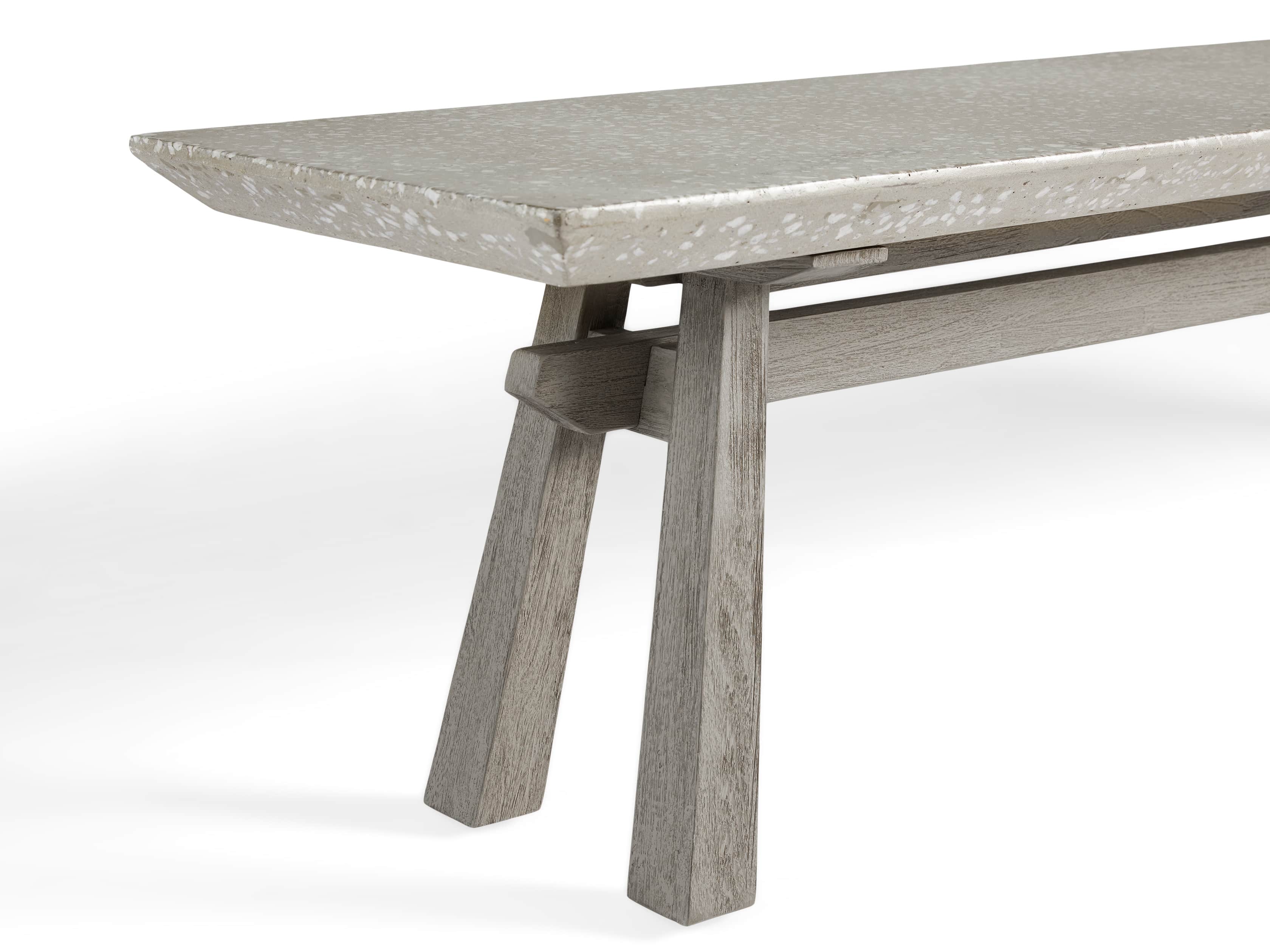 Rumi Outdoor 80" Dining Bench, slide 7 of 8