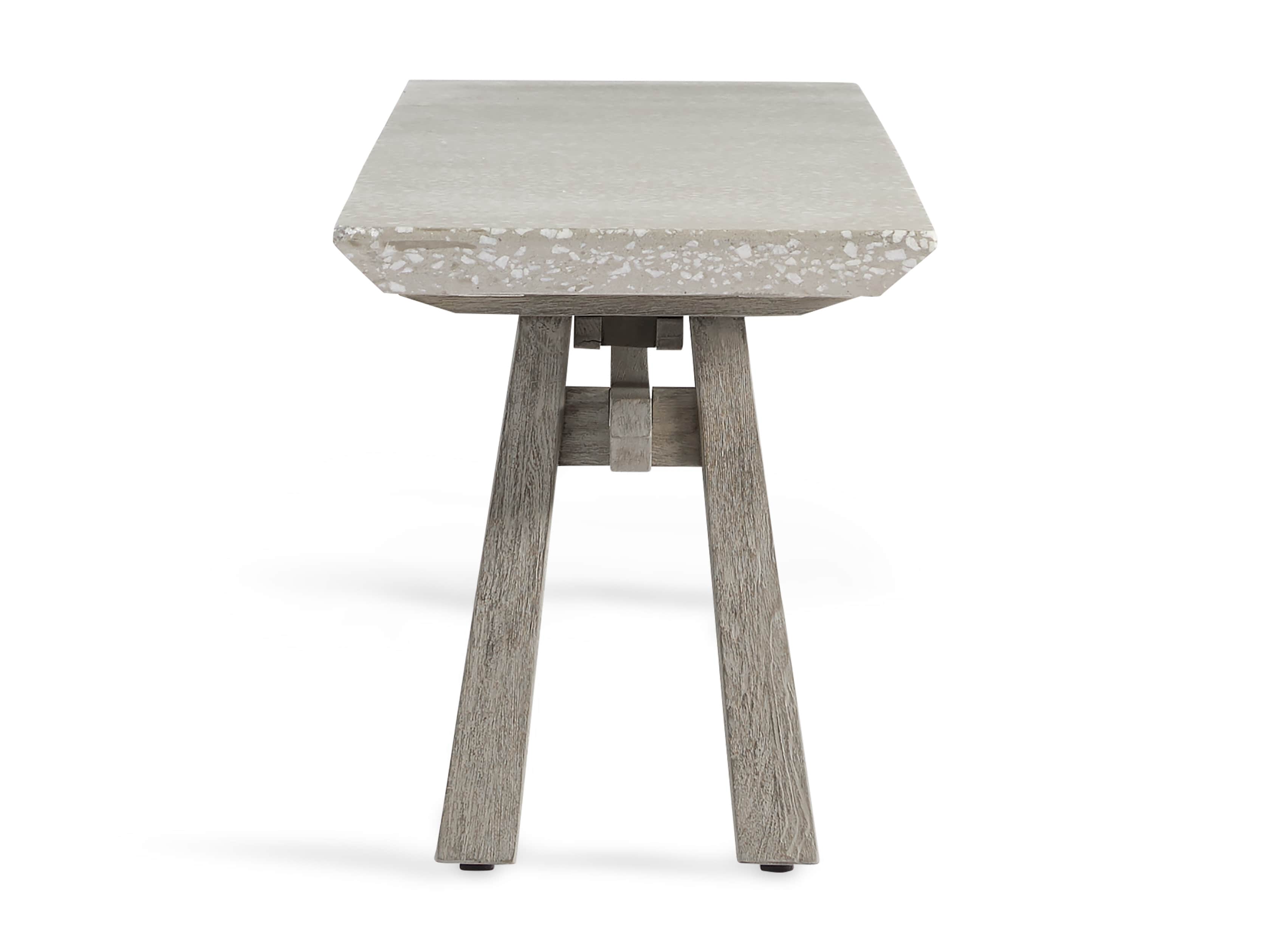Rumi Outdoor 80" Dining Bench, slide 6 of 8