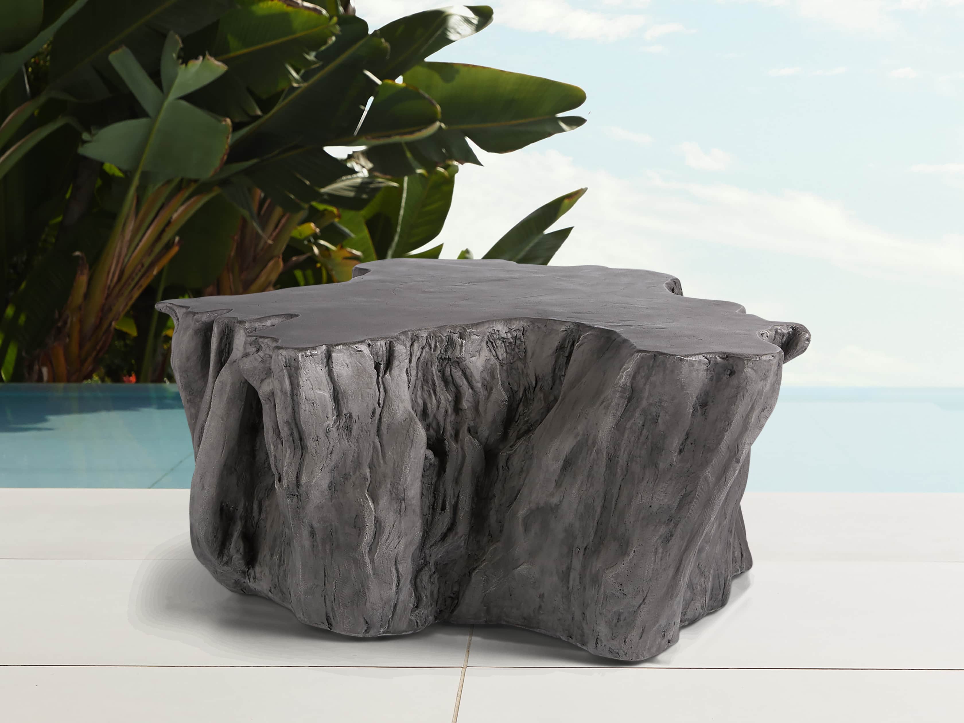 Outdoor Grey Root Coffee Table, slide 1 of 4