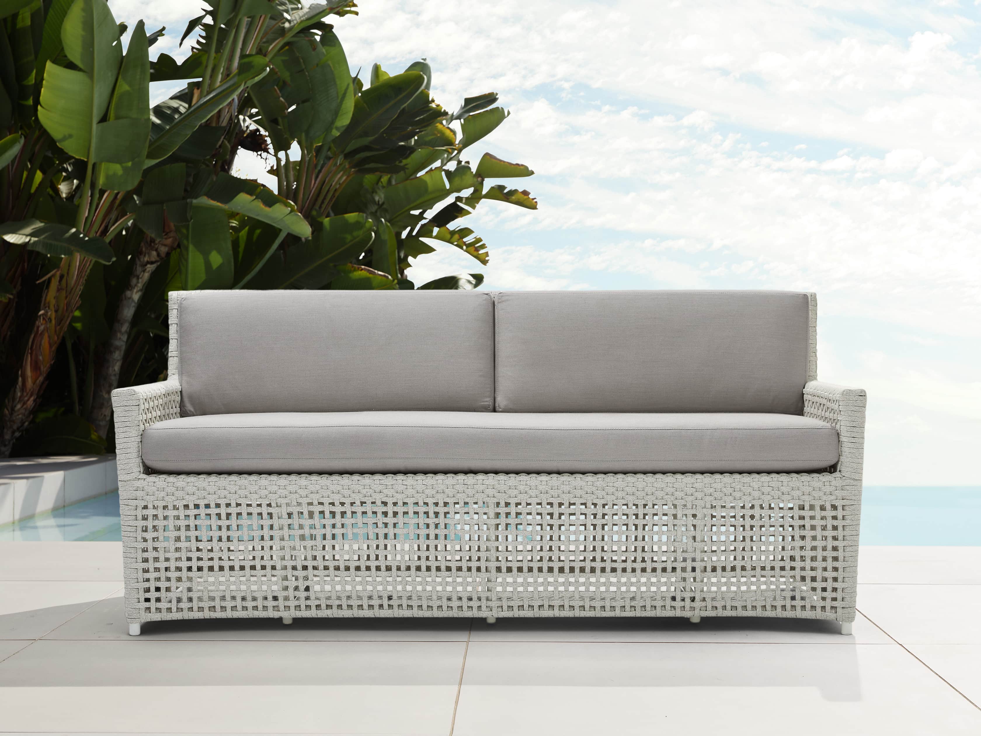 Schoonover Outdoor 70" Sofa in White