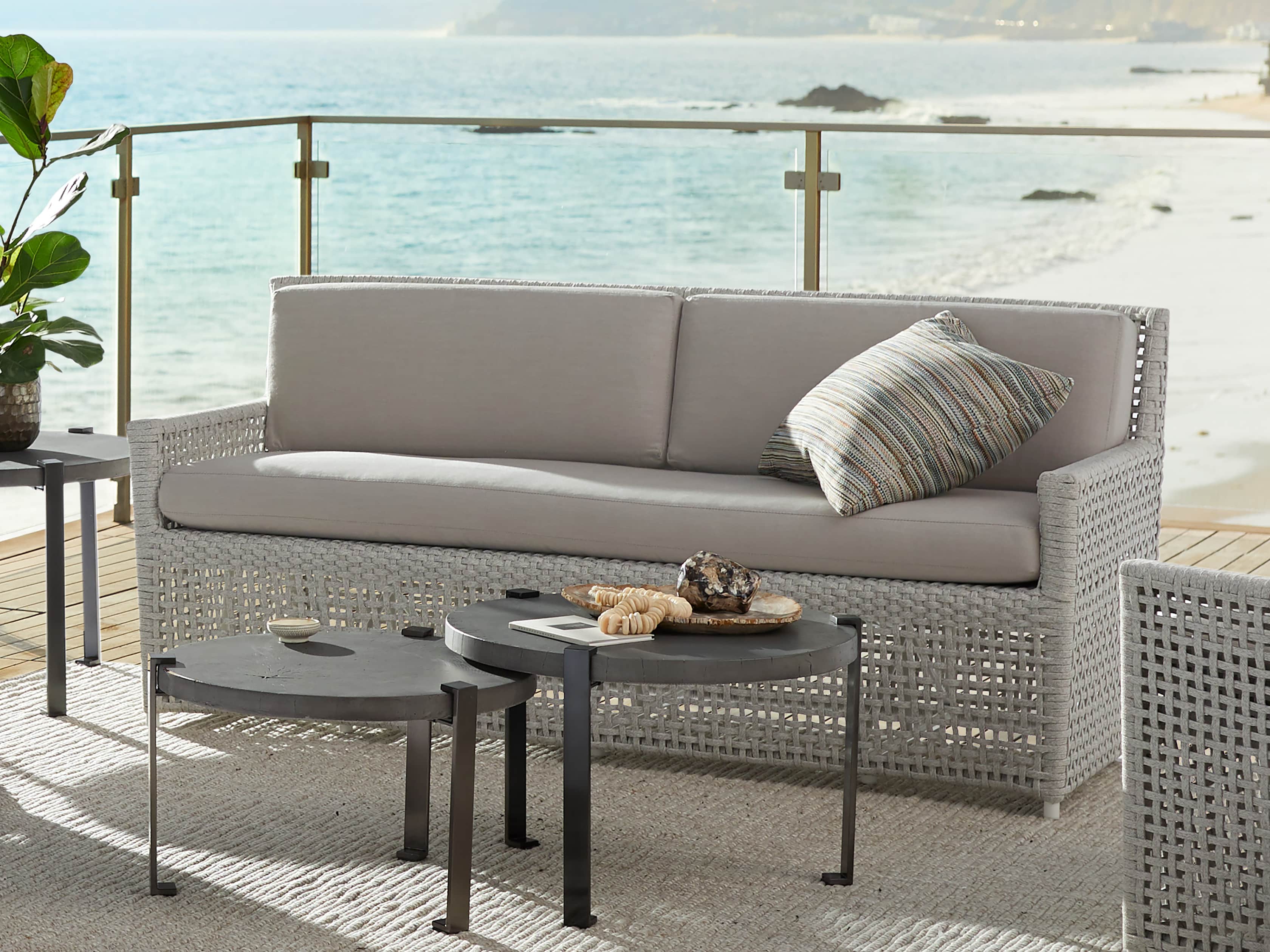 Schoonover Outdoor 70" Sofa in White
