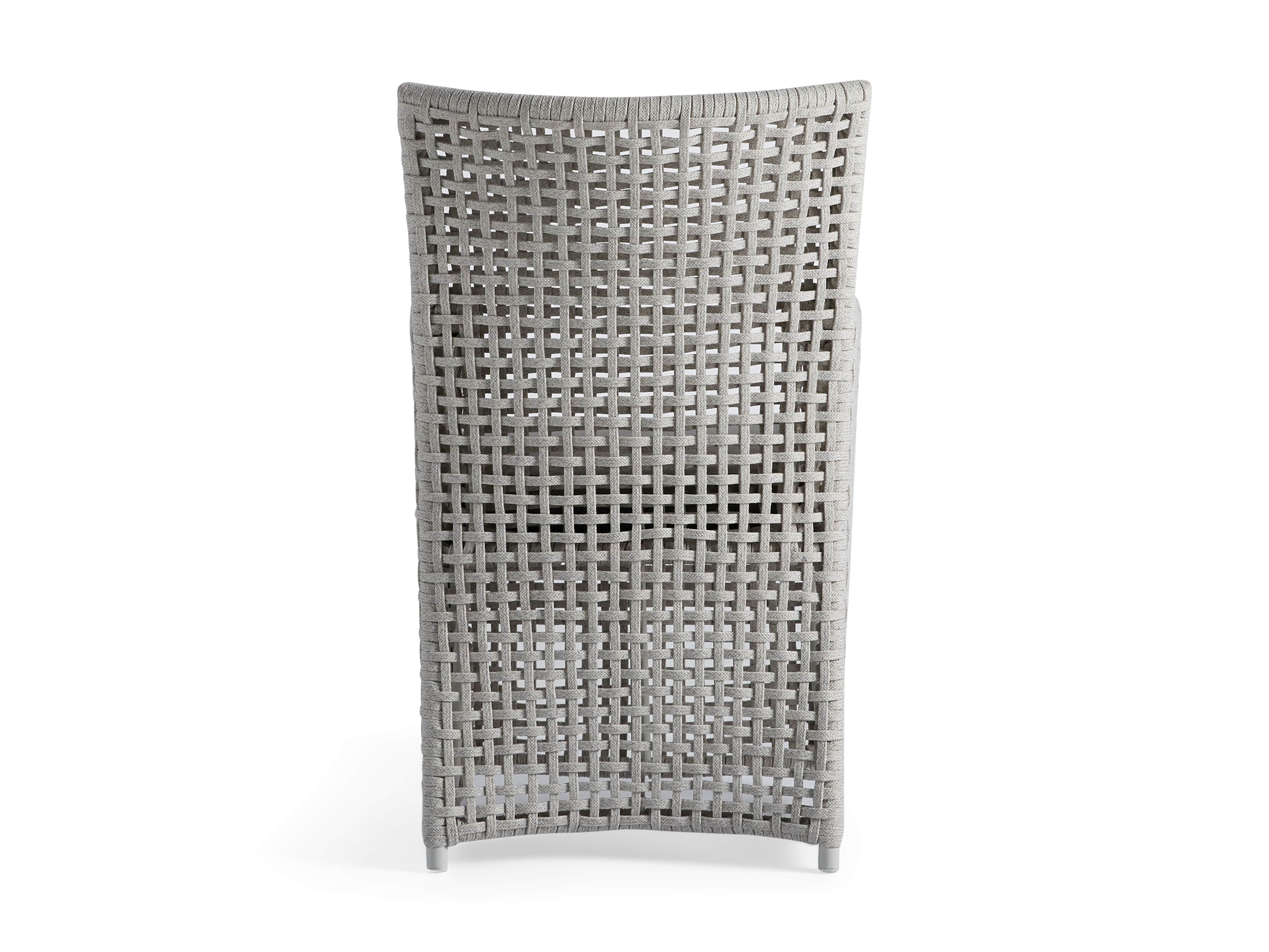 Schoonover Outdoor Dining Arm Chair in White