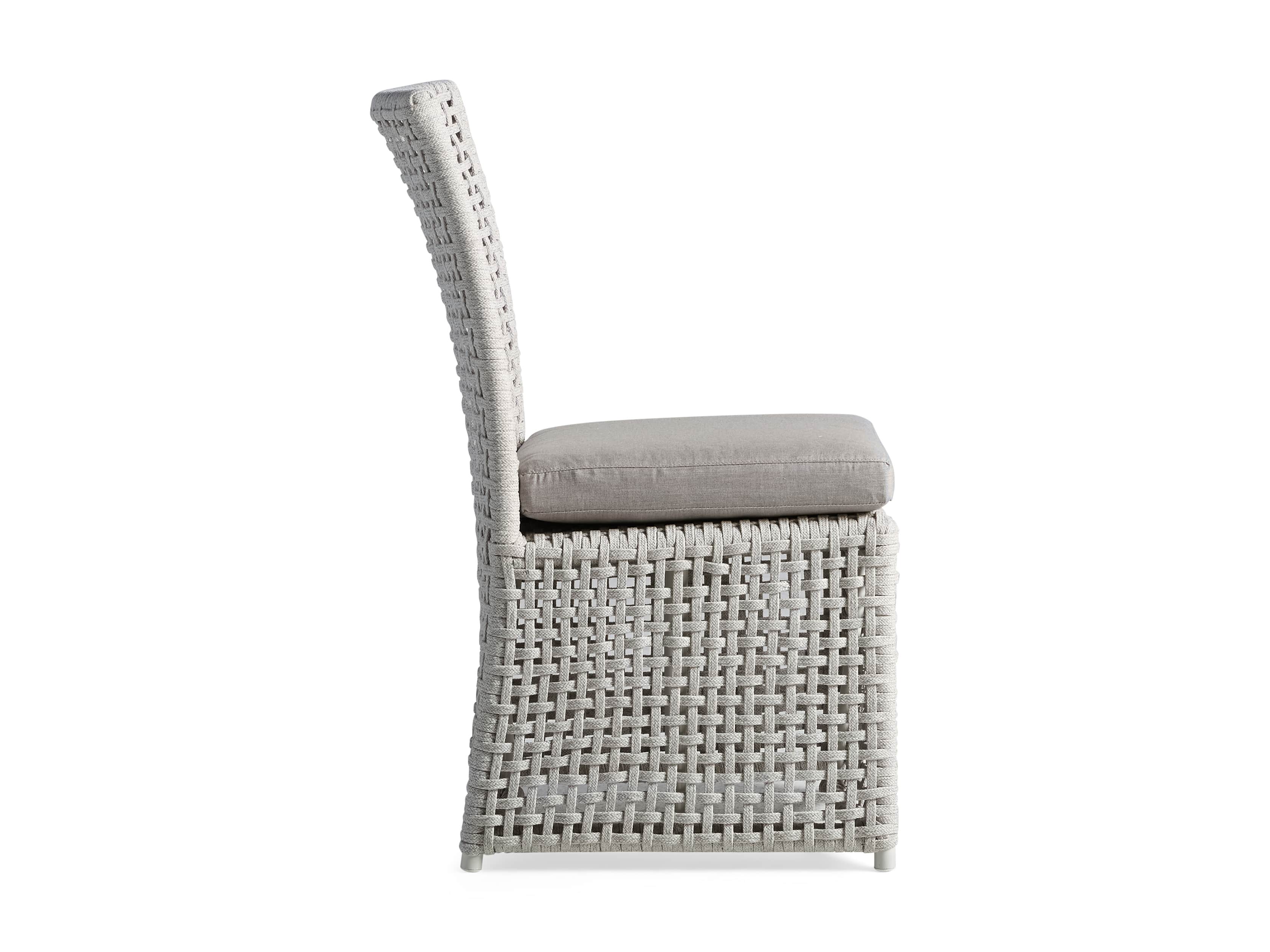 Schoonover Outdoor Dining Side Chair in White
