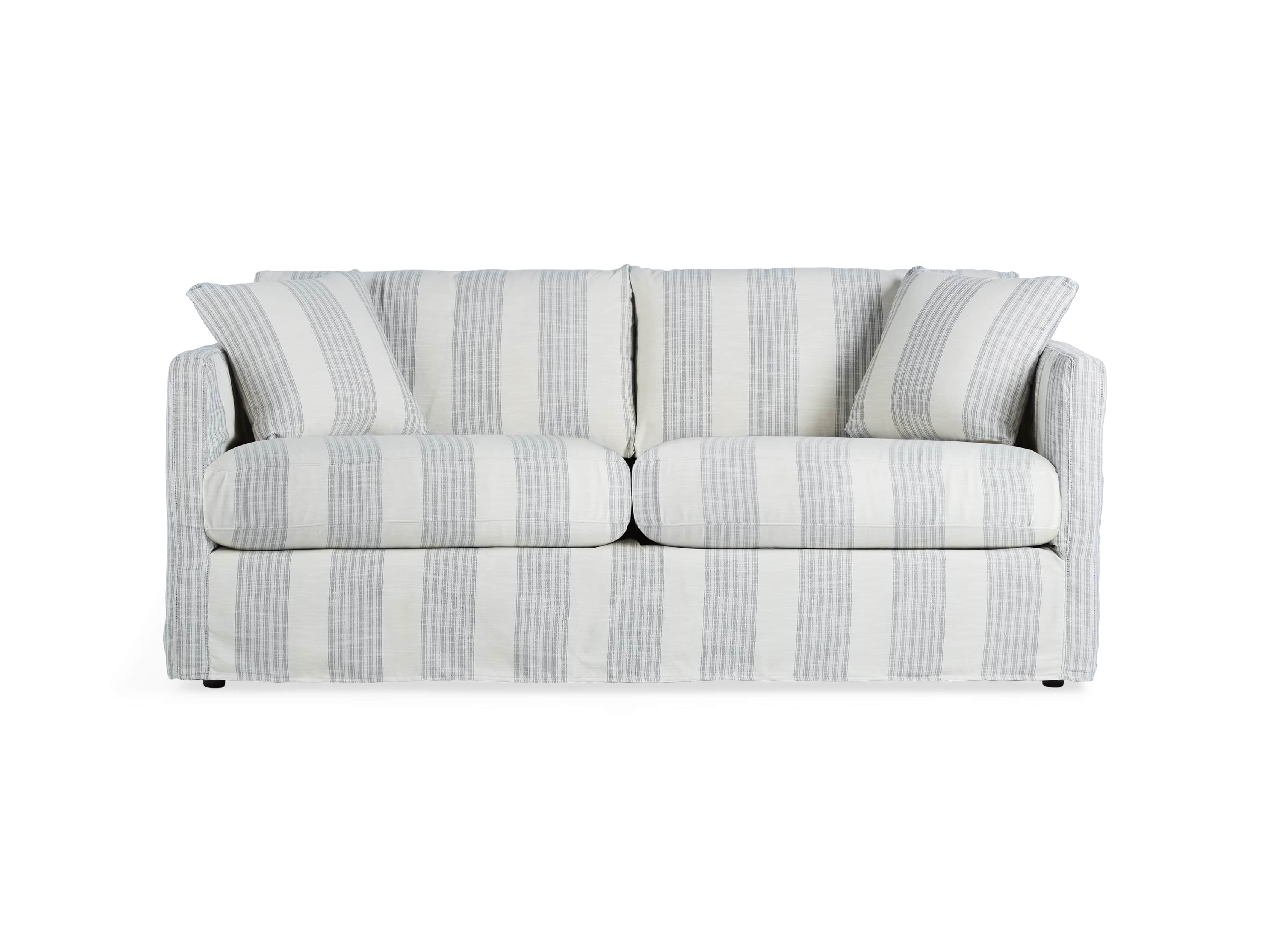 Spinnaker Outdoor Slipcovered 80" Sofa in Surrey Blue