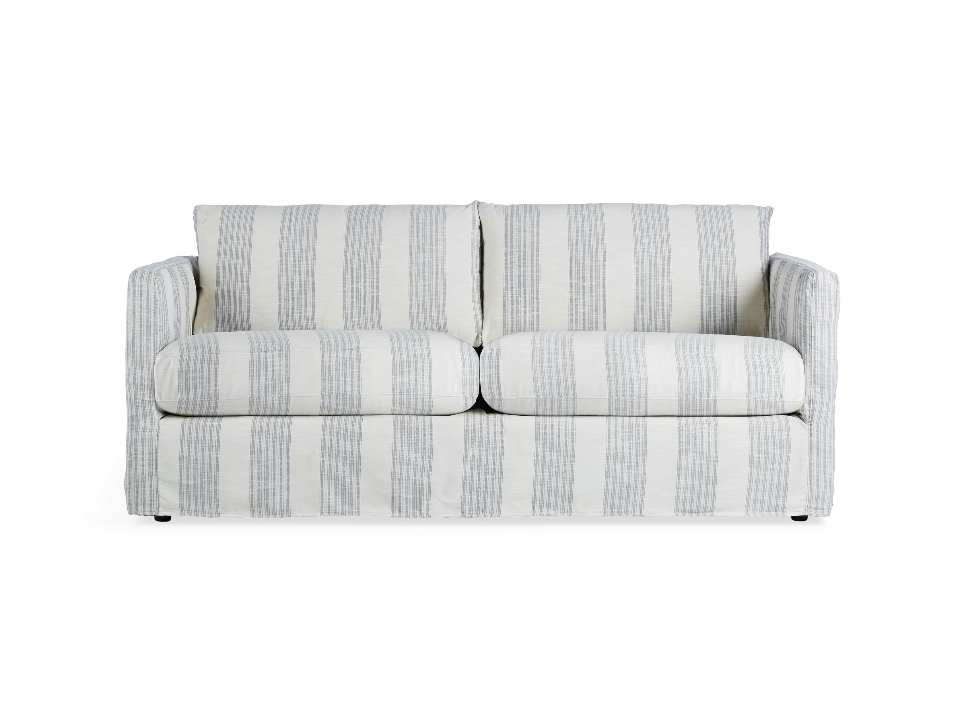 Spinnaker Outdoor Slipcovered 80" Sofa in Surrey Blue