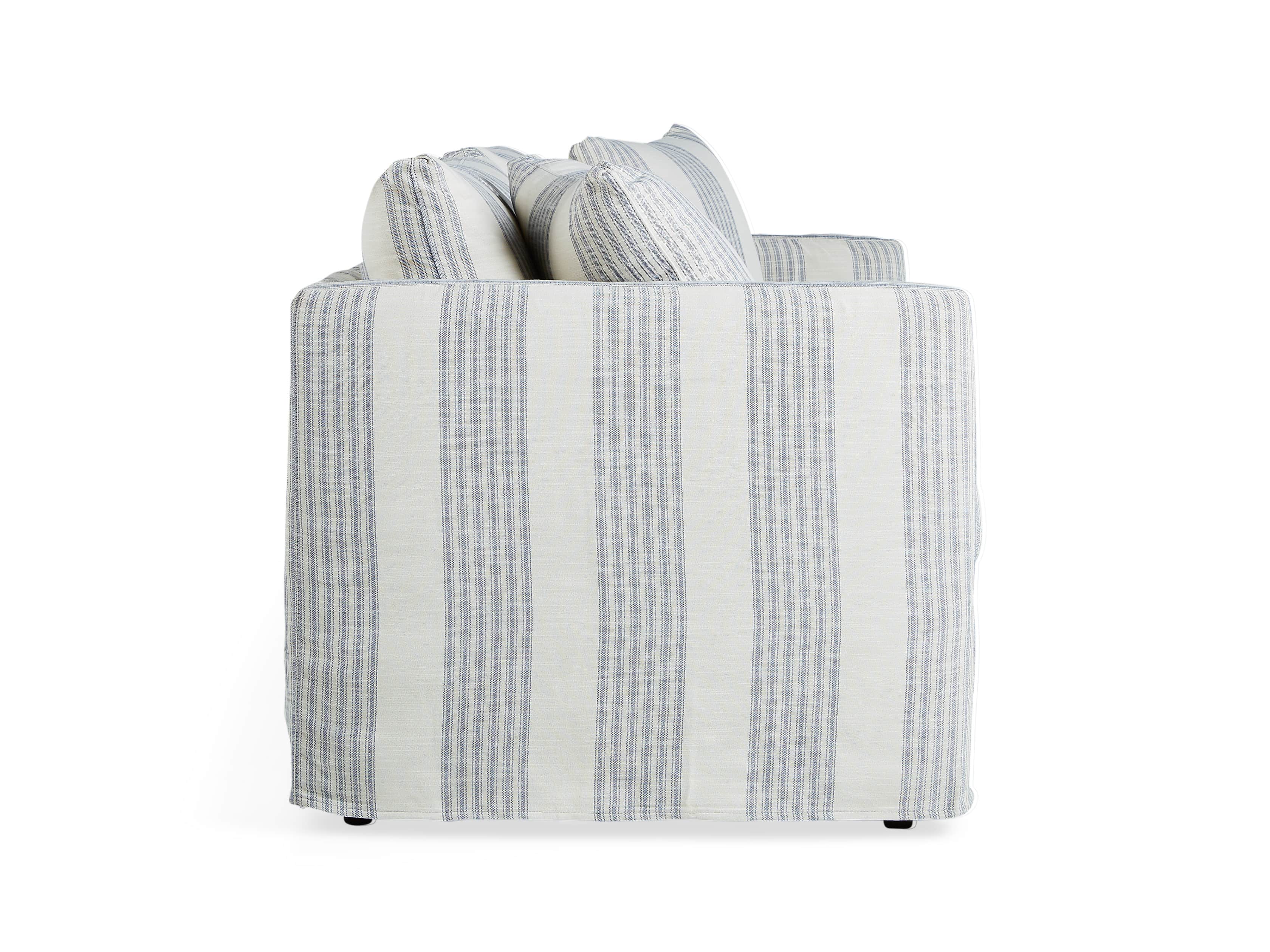 Spinnaker Outdoor Slipcovered 80" Sofa in Surrey Blue