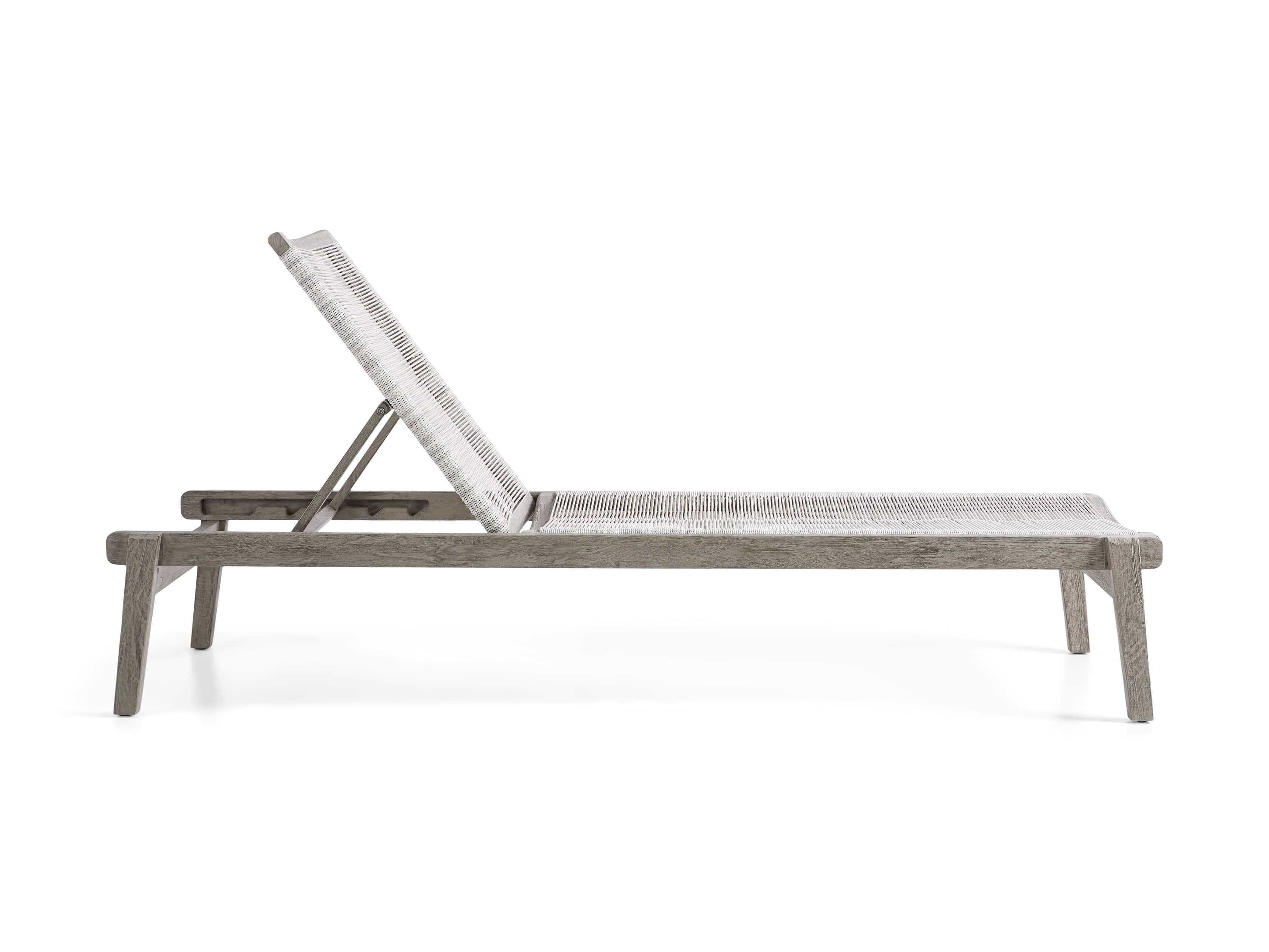 Tulum Outdoor 32" Chaise in White