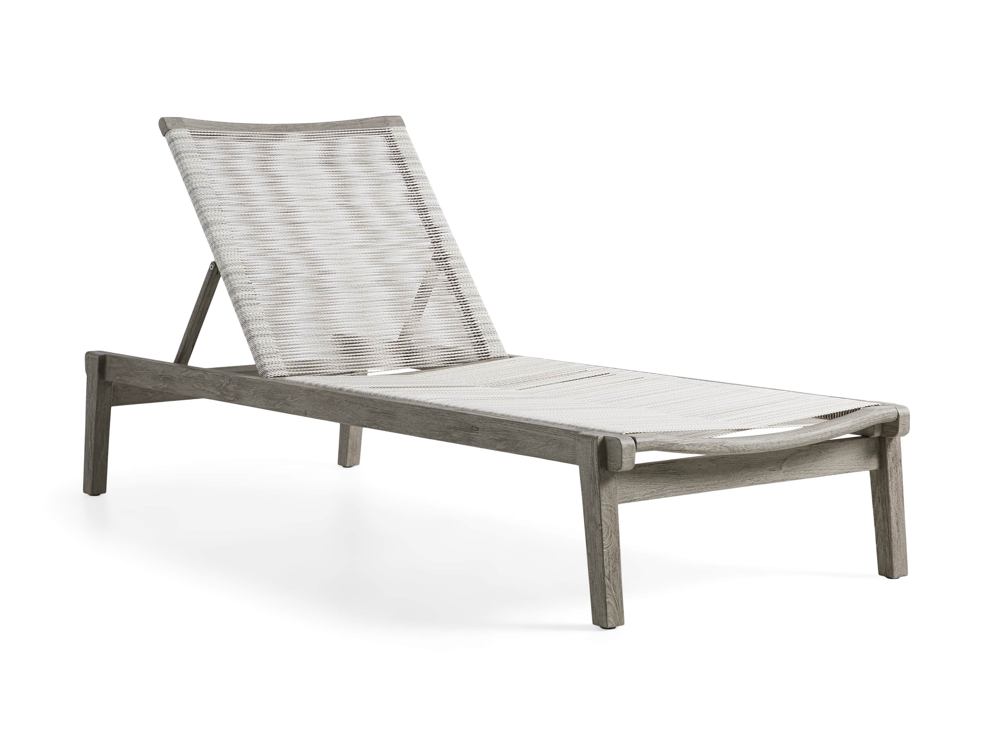 Tulum Outdoor 32" Chaise in White