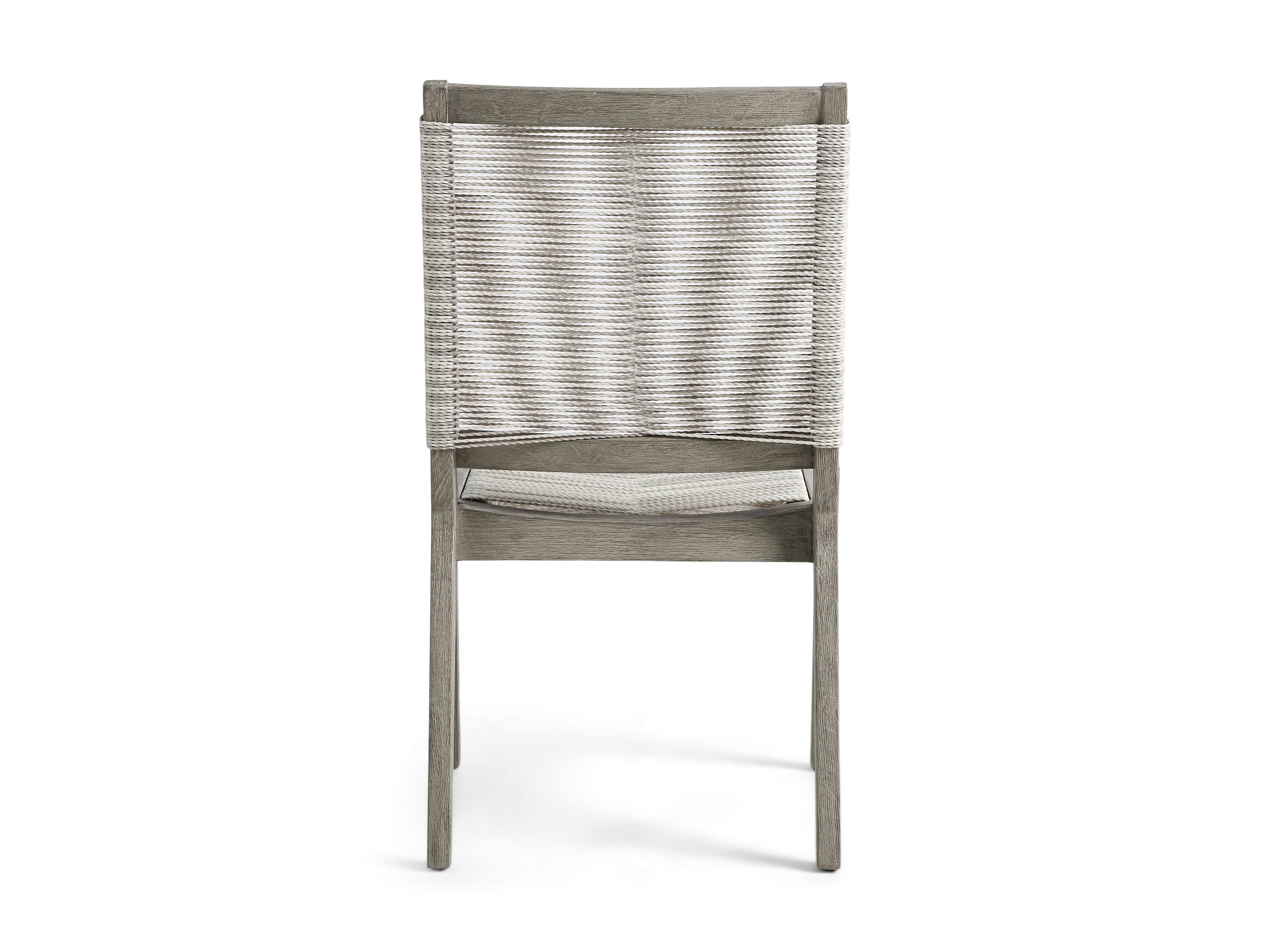 Tulum Outdoor 22" Dining Side Chair in White