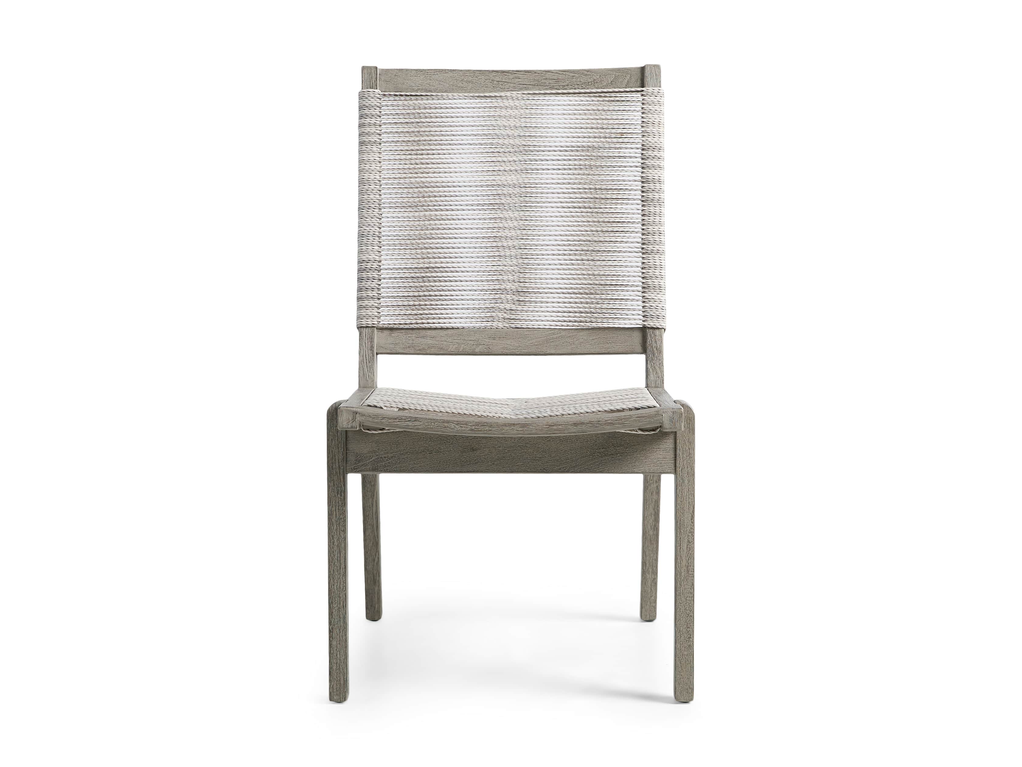 Tulum Outdoor 22" Dining Side Chair in White