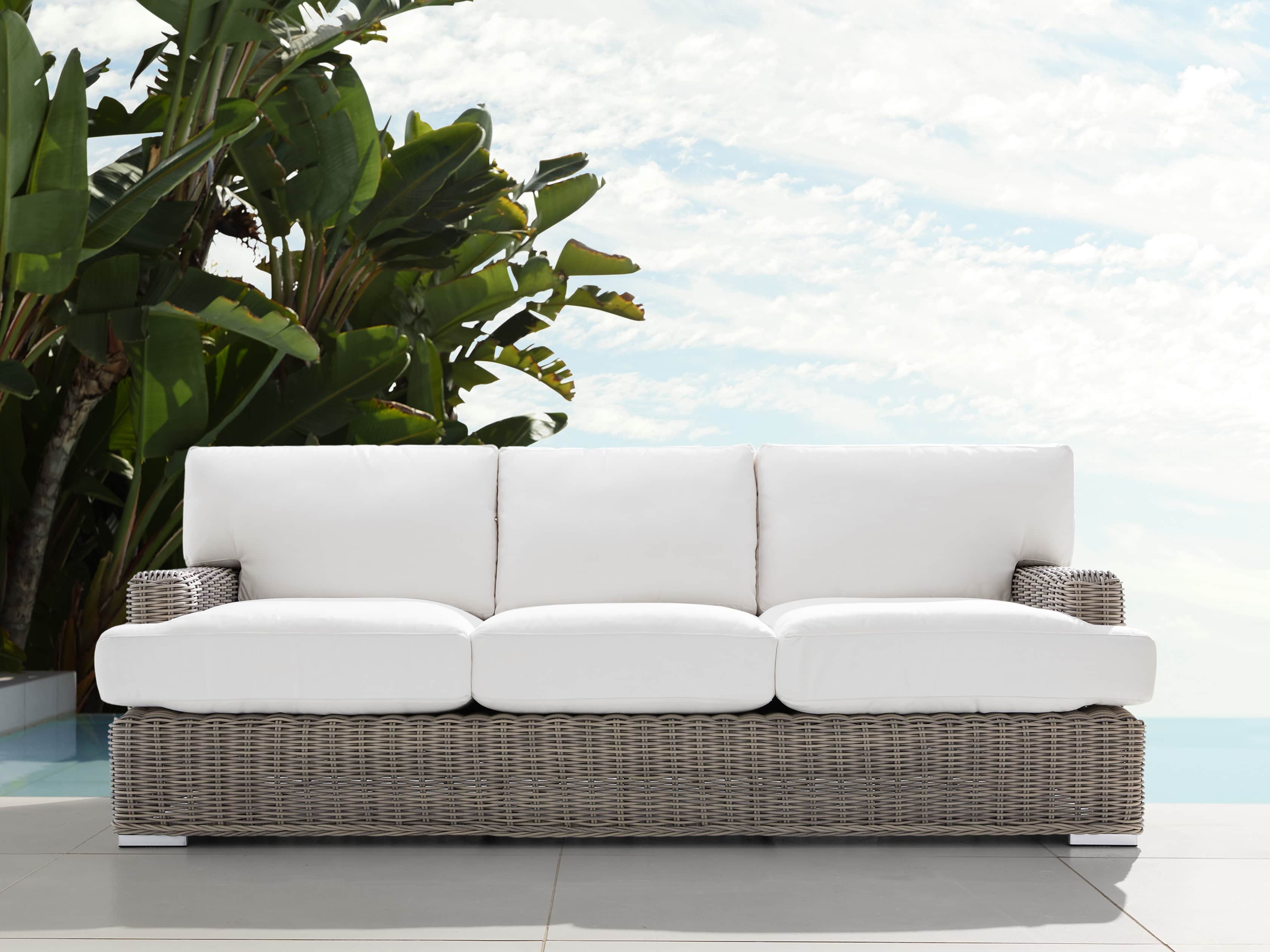 View the Wyatt Outdoor Sofa in Weathered Grey
