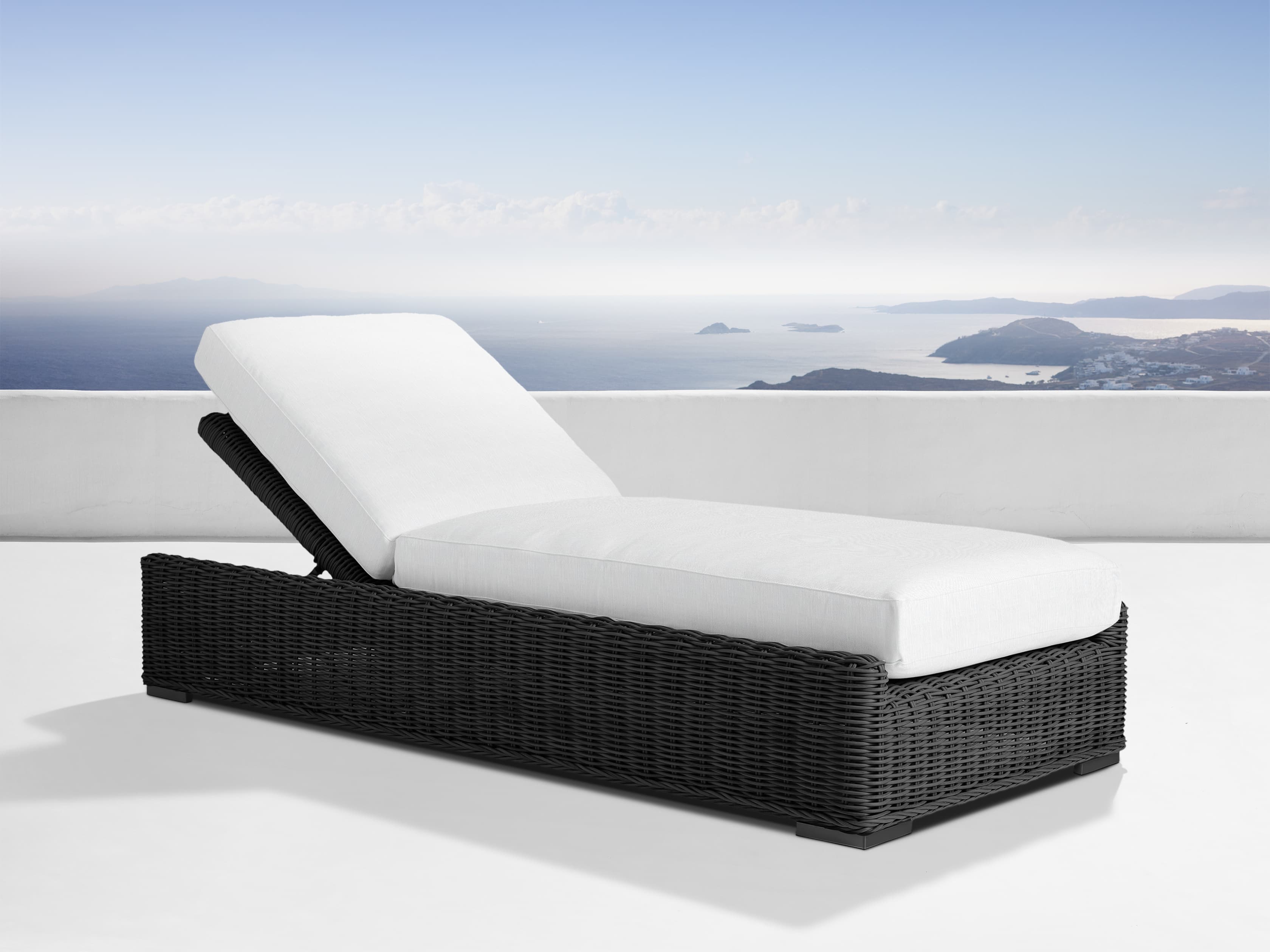 arhaus outdoor chaise lounge