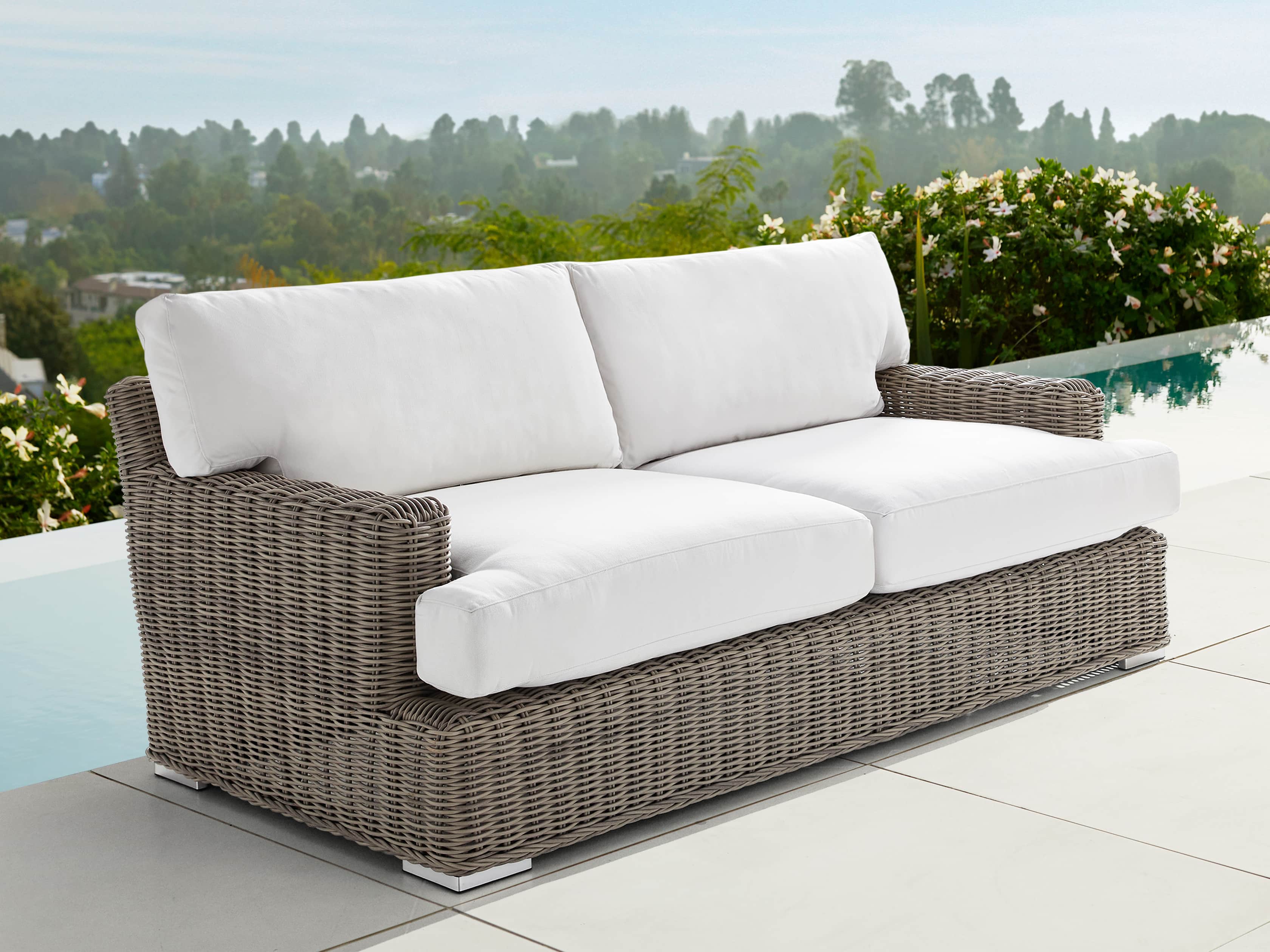 Wyatt Outdoor 76 Sofa Replacement Cushions Arhaus Wyatt Outdoor 76 Sofa Replacement