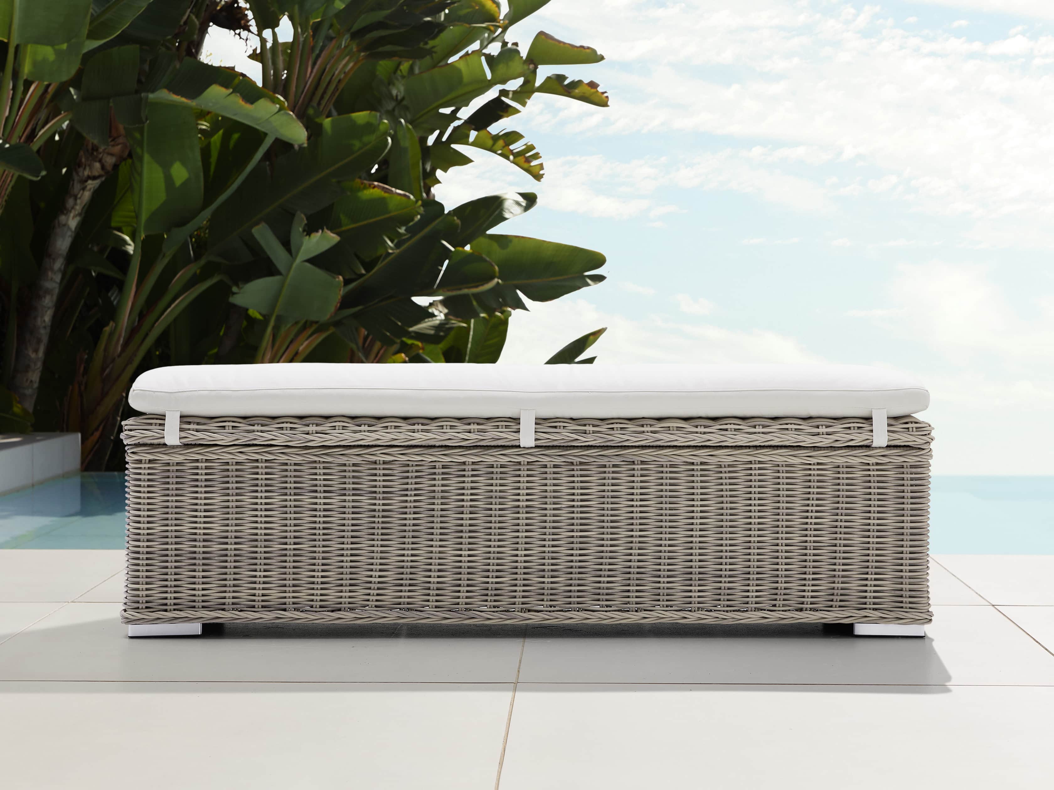 Wyatt Outdoor 66" Storage Bench Replacement Cushion