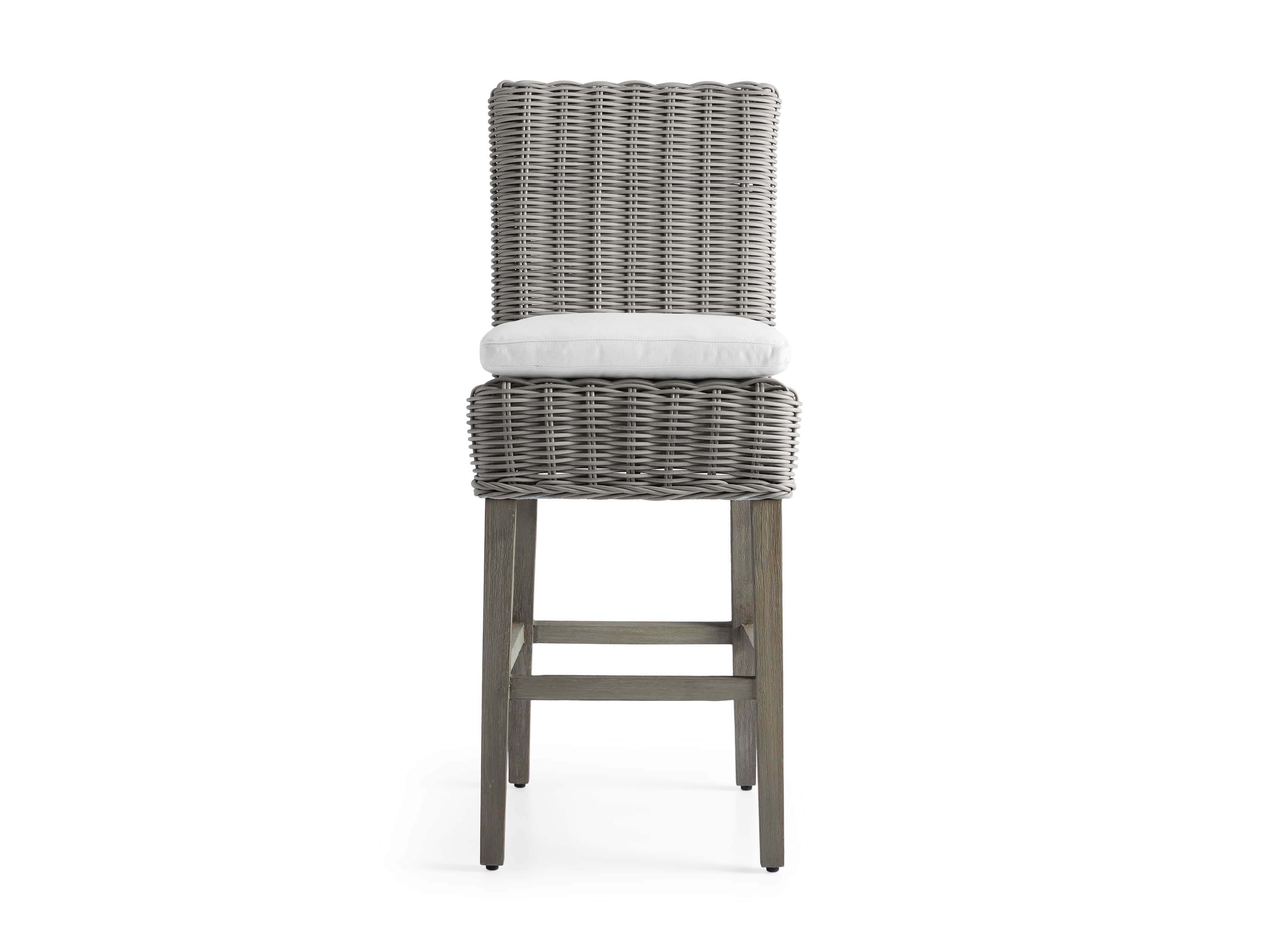 Wyatt Outdoor 20" Barstool in Vista Grey, slide 2 of 5