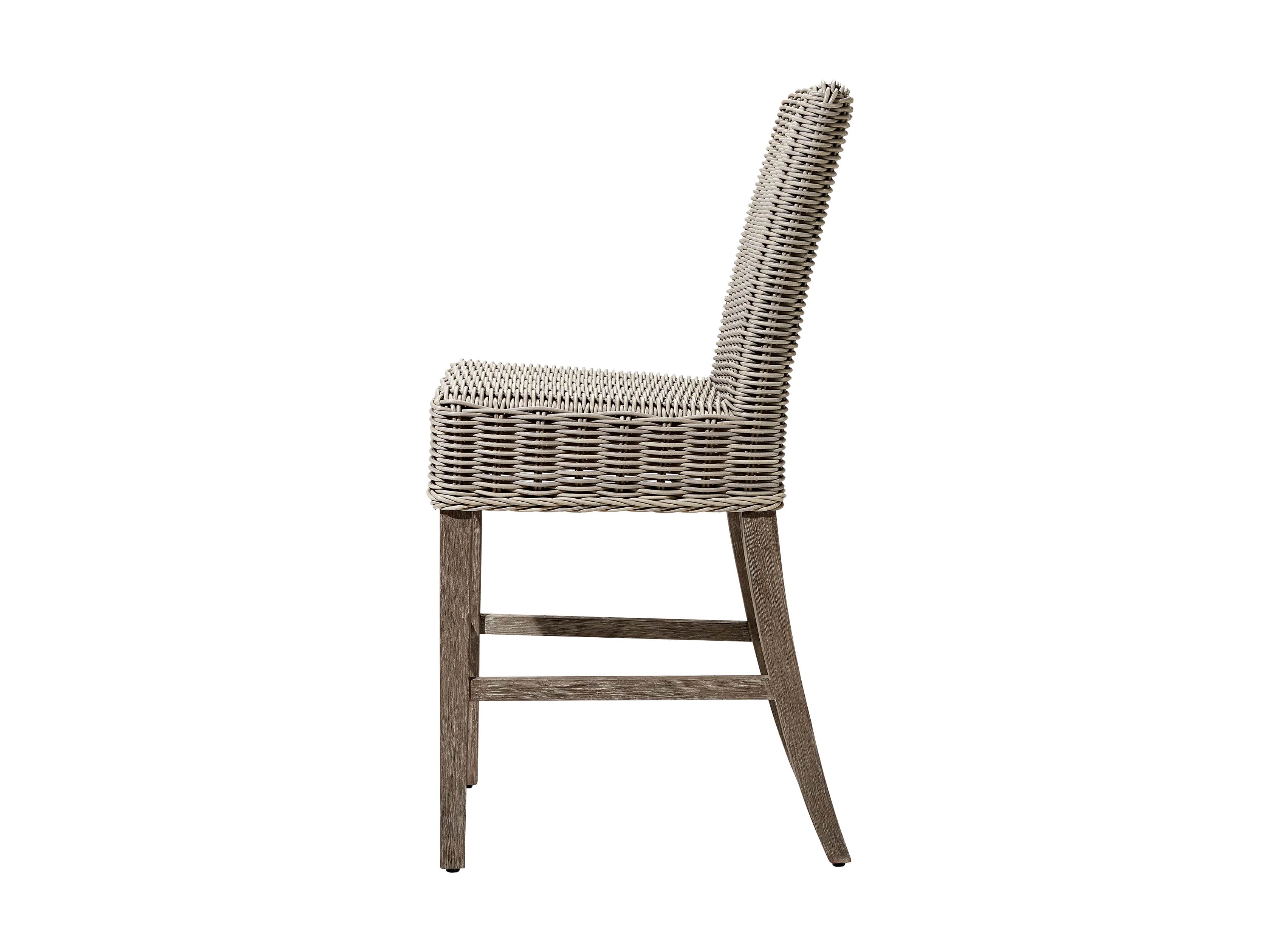 Wyatt Outdoor 20" Barstool in Weathered Grey