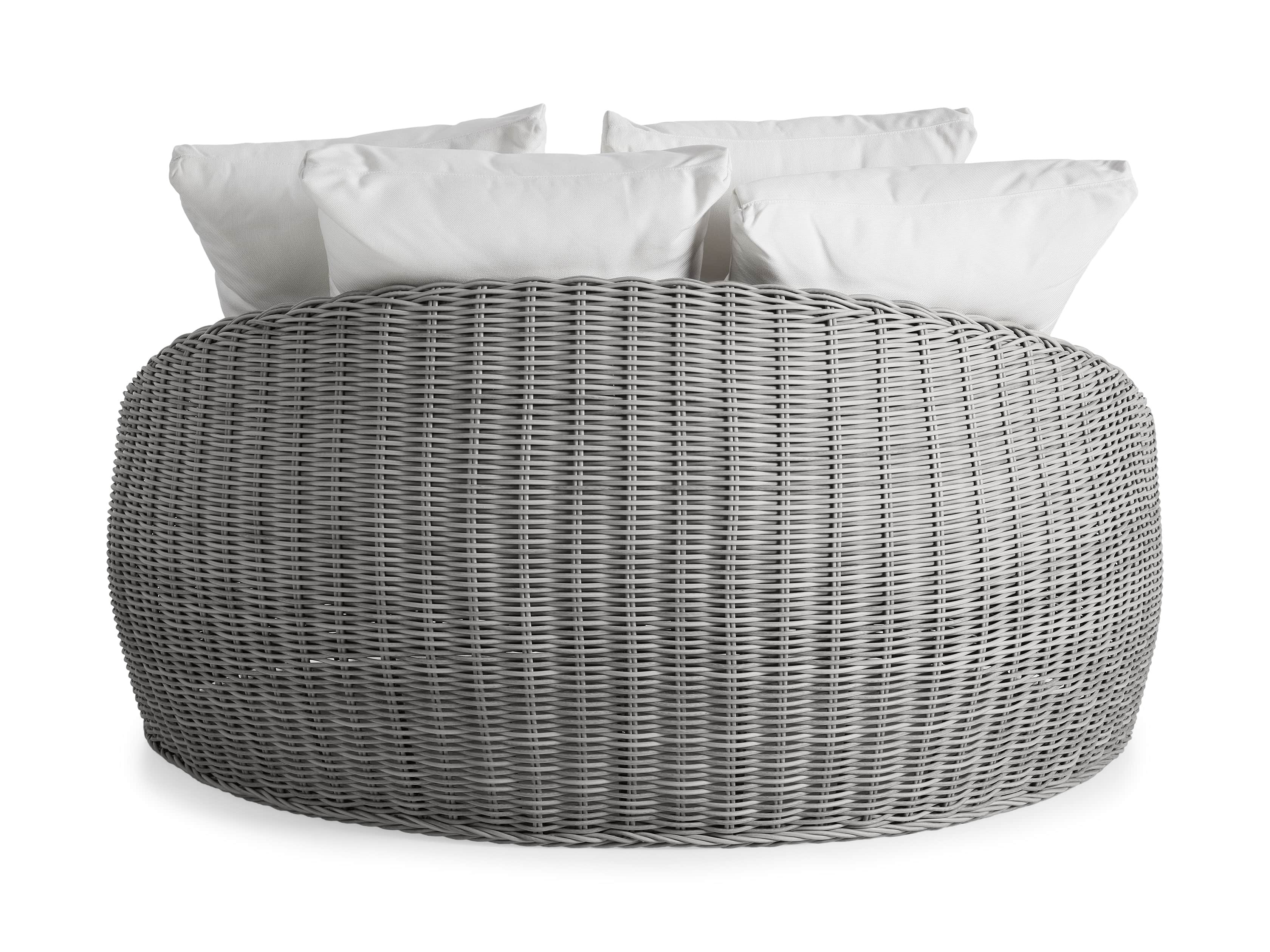 Wyatt Outdoor 63" Lounge Daybed in Vista Grey