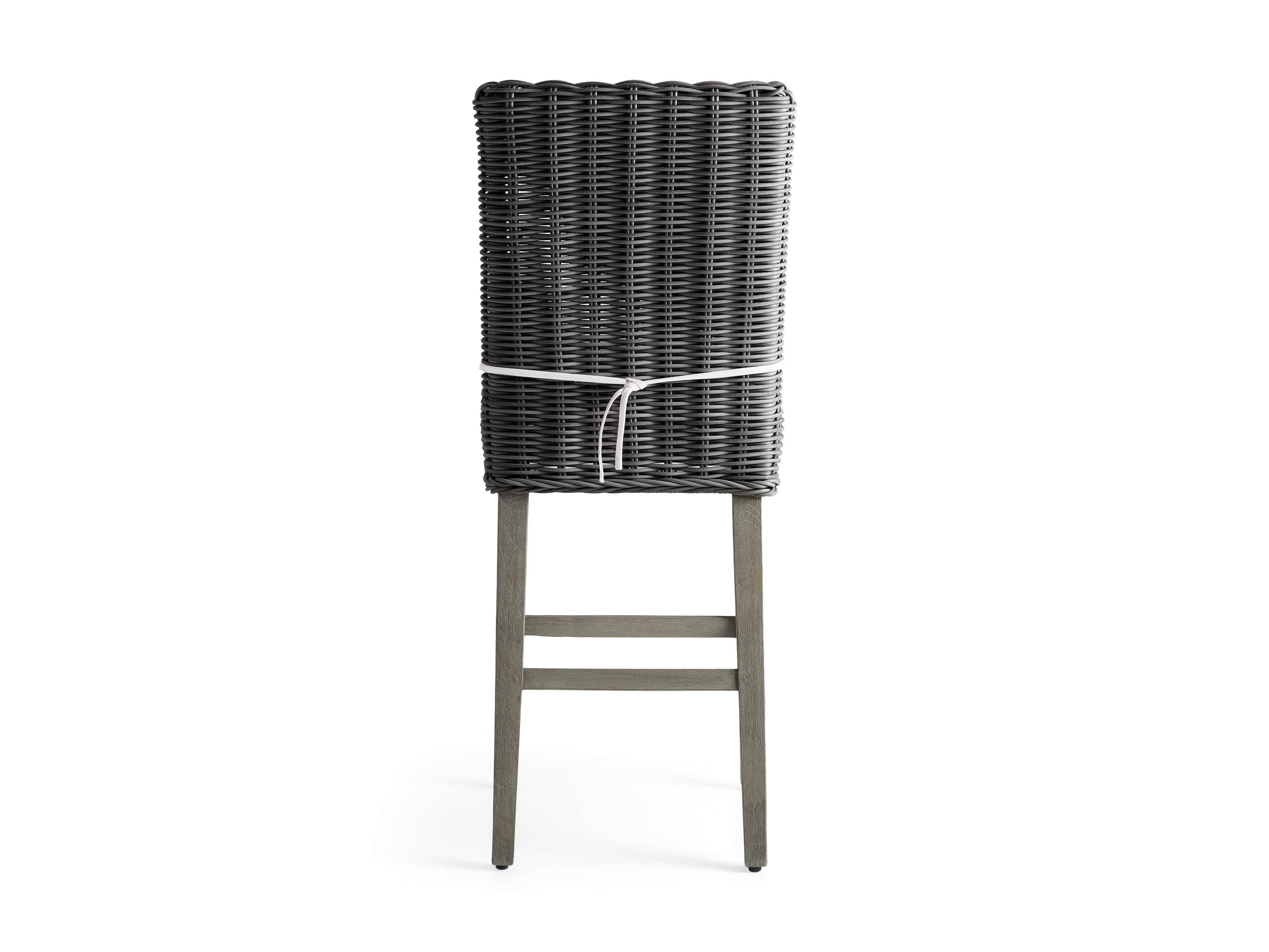 Wyatt Outdoor 20" Barstool in Dry Charcoal, slide 4 of 5