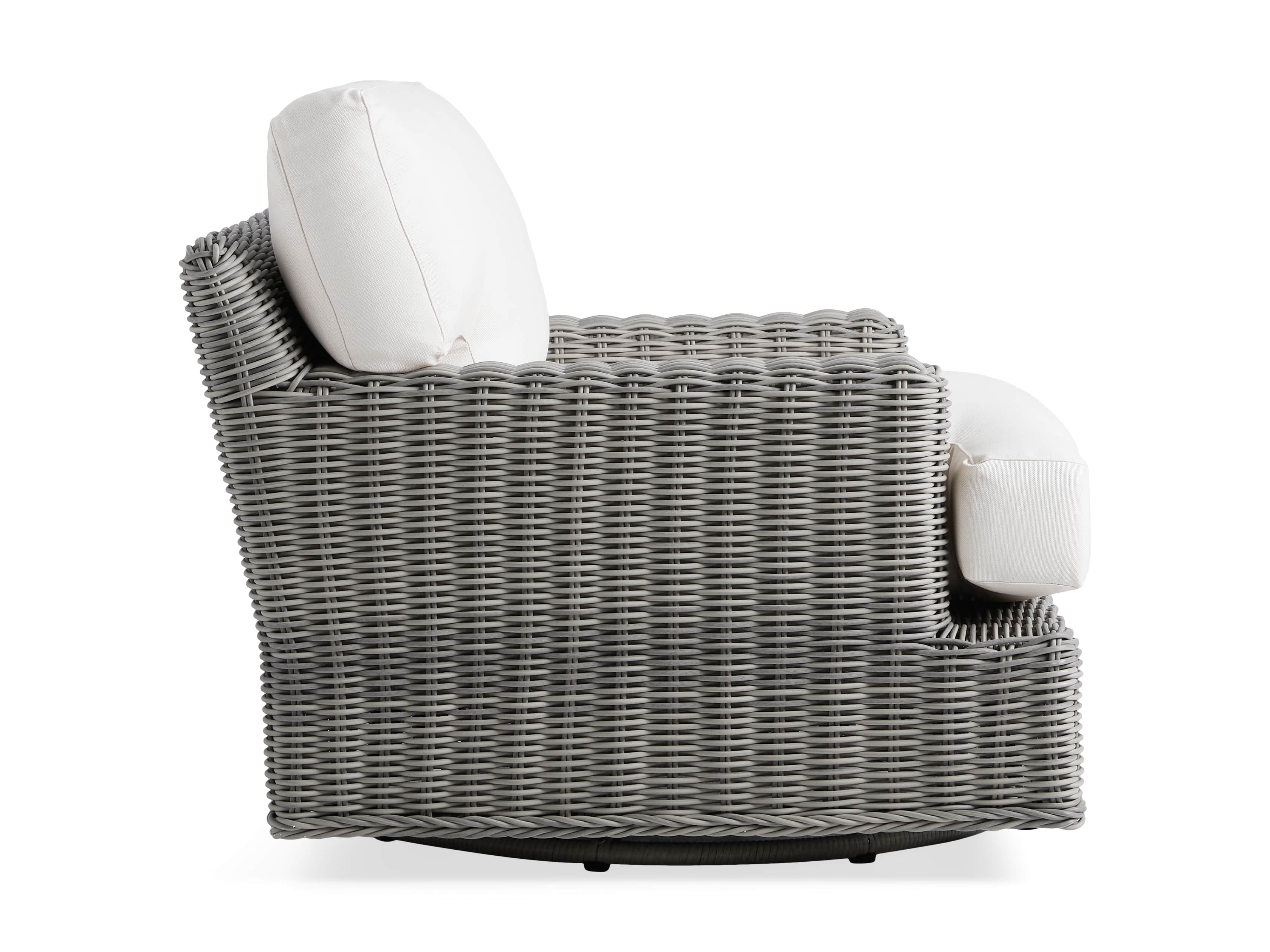 grey swivel chair