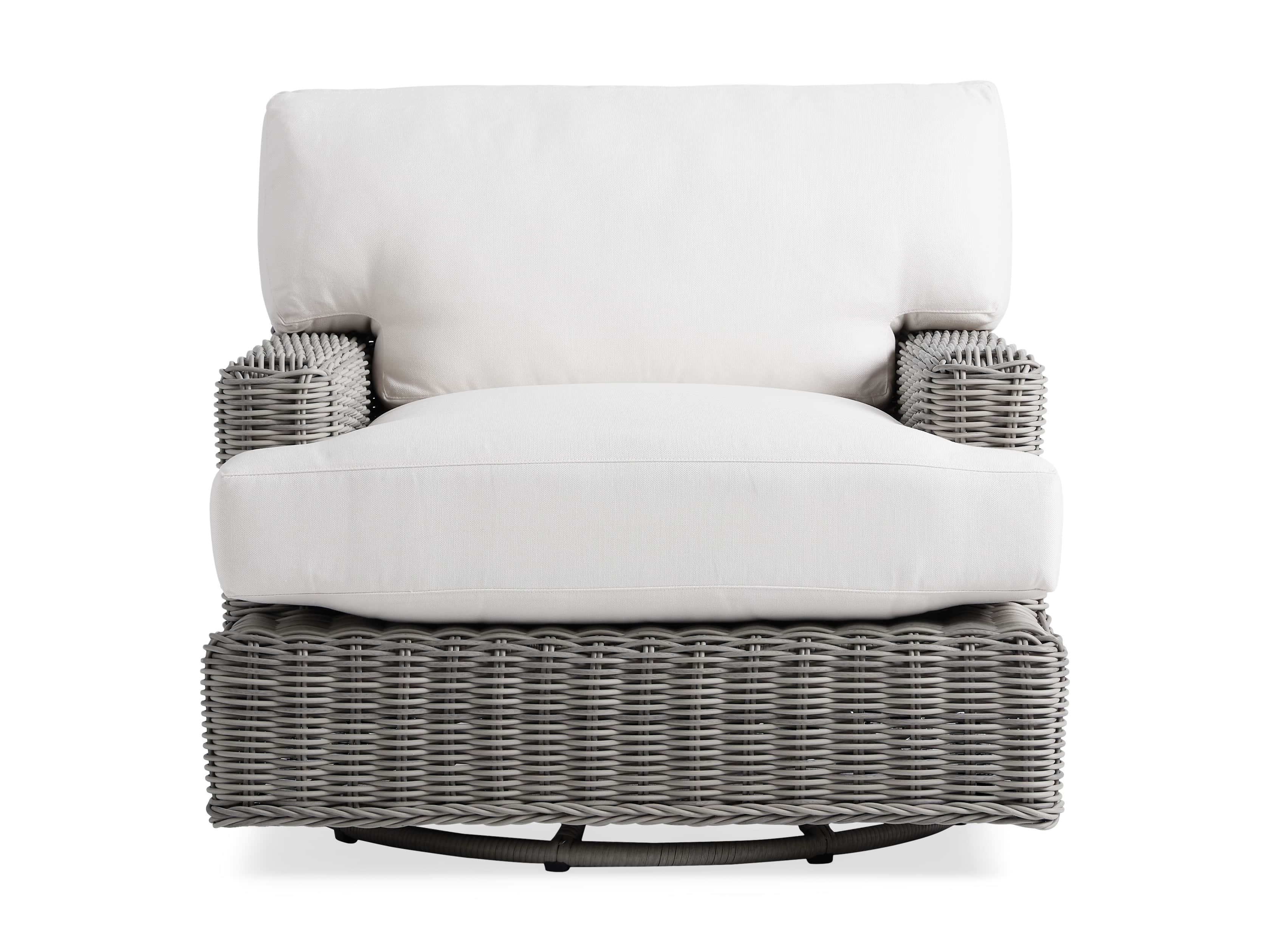 Wyatt Outdoor Swivel Chair Arhaus Wyatt Outdoor Swivel Chair Arhaus, High Back Wicker Swivel Rocker Patio Chairs