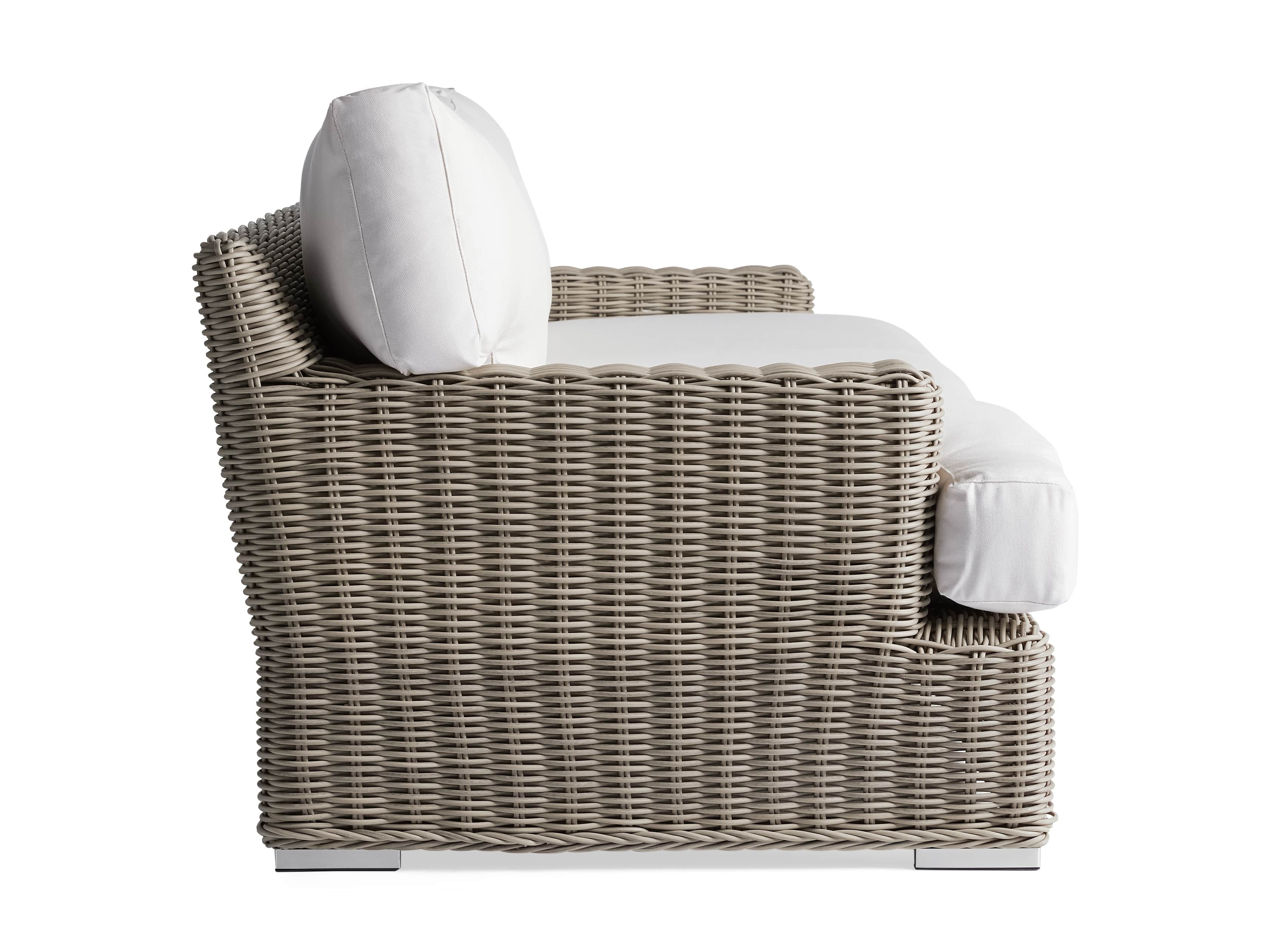 Wyatt Outdoor 89" Sofa in Weathered Grey
