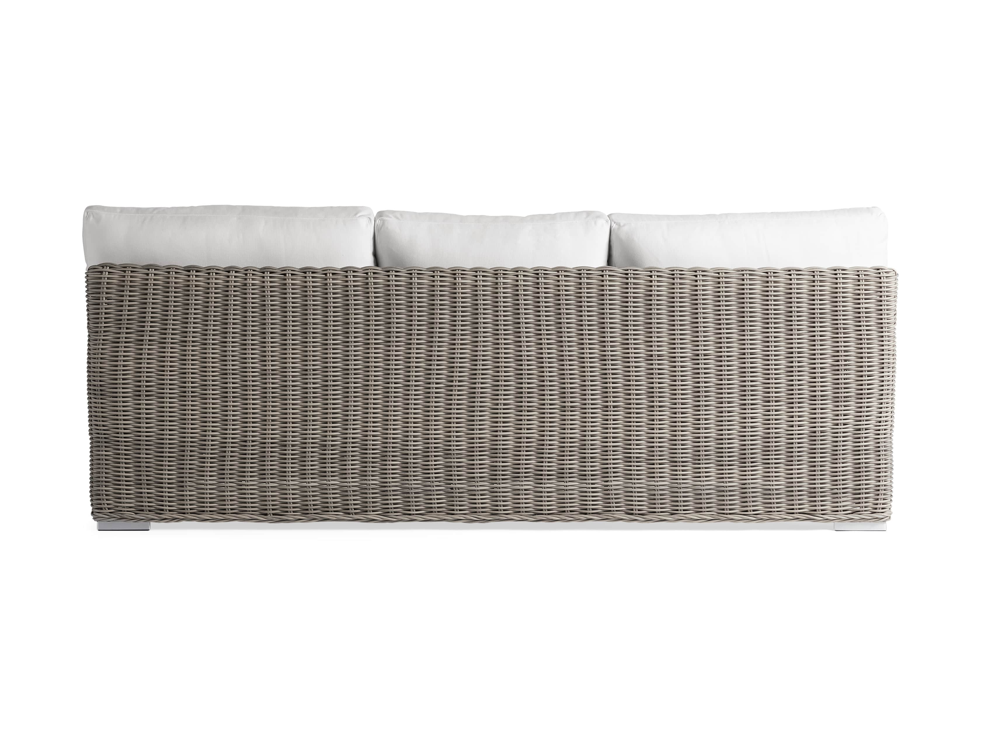 Wyatt Outdoor 89" Sofa in Weathered Grey
