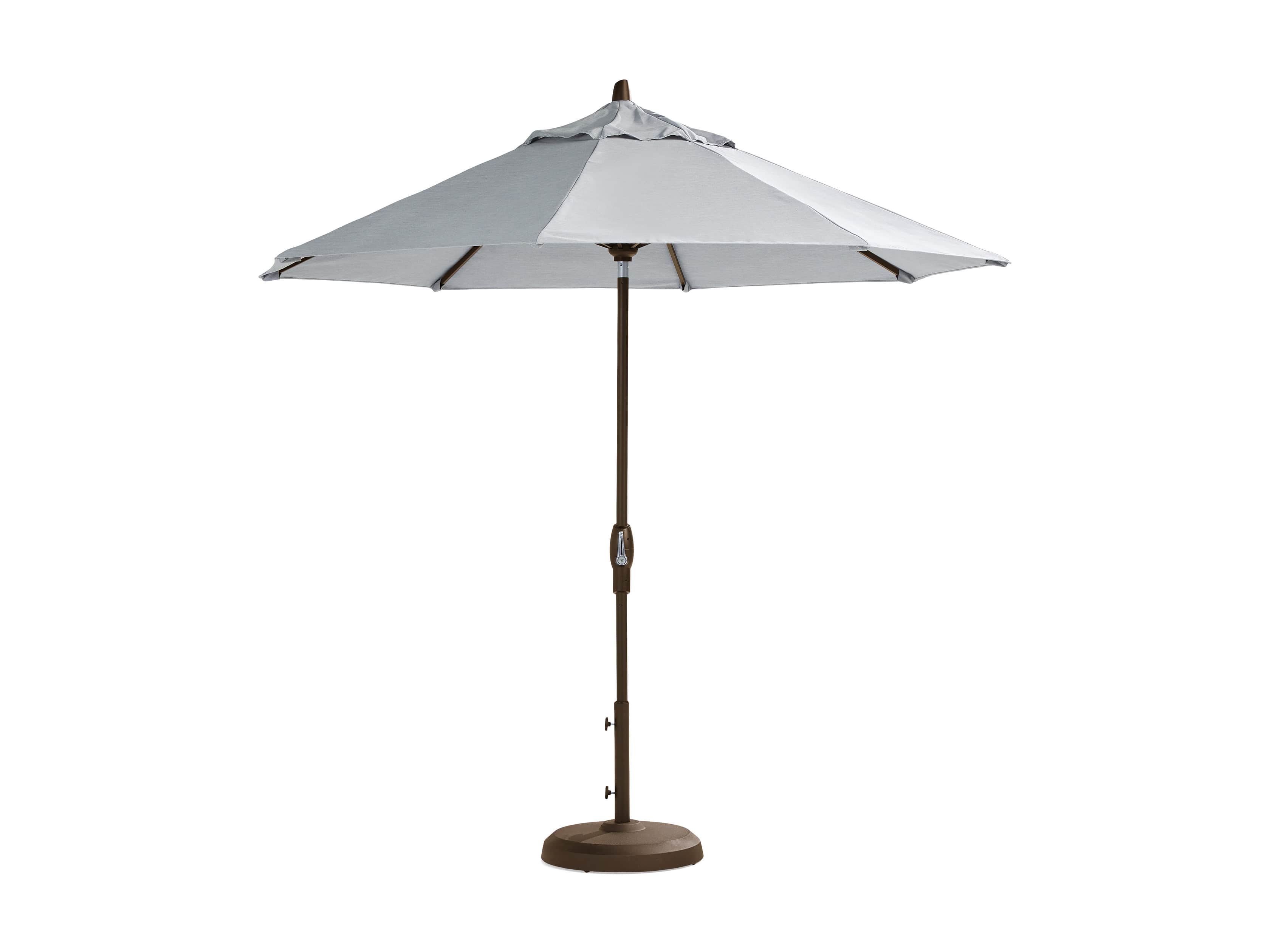 9' Octagonal Umbrella in Canvas Granite with Bronze Frame, slide 3 of 3