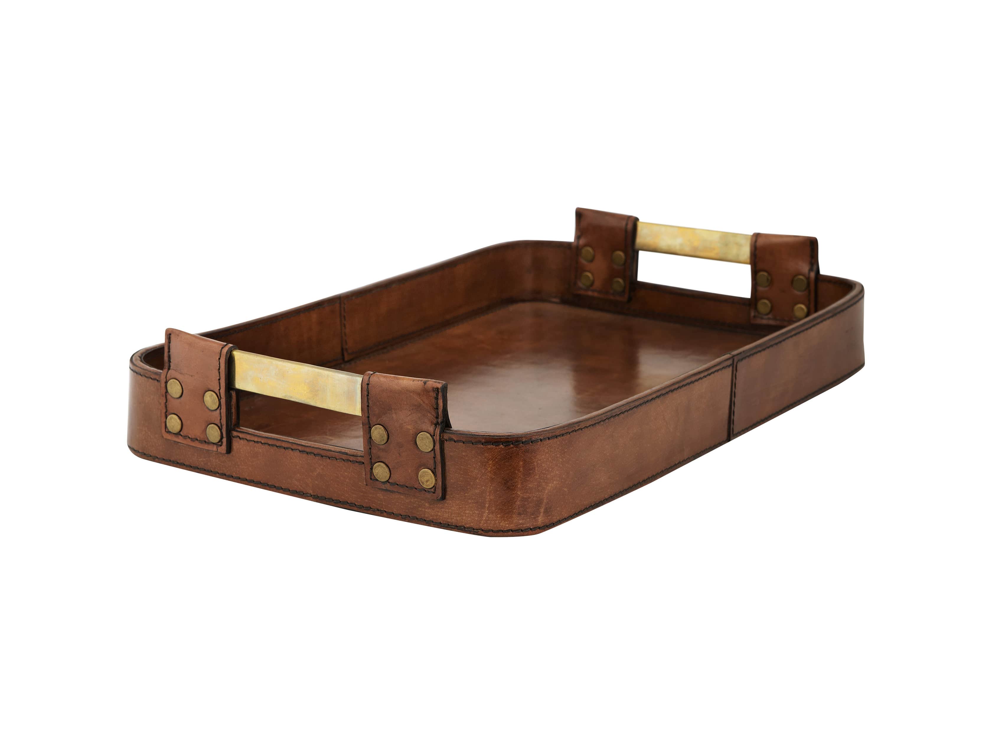 Andres Leather Tray, slide 2 of 3