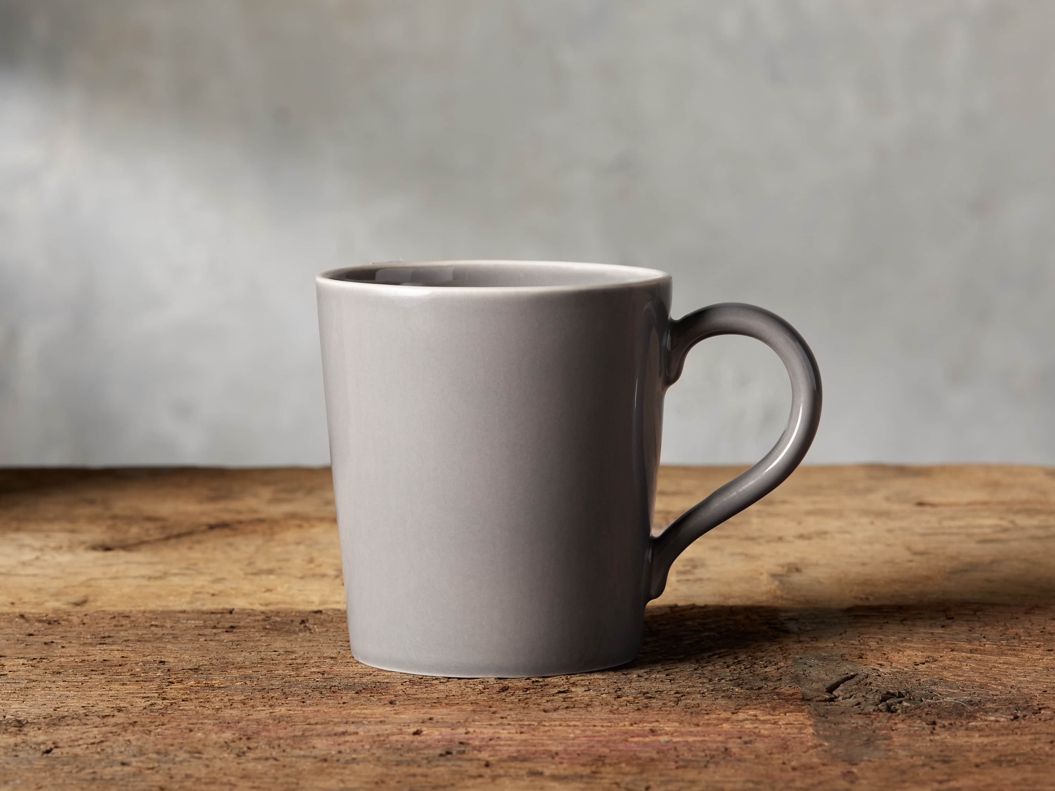 Avignon Grey Polished Mugs (set of 4), slide 1 of 4