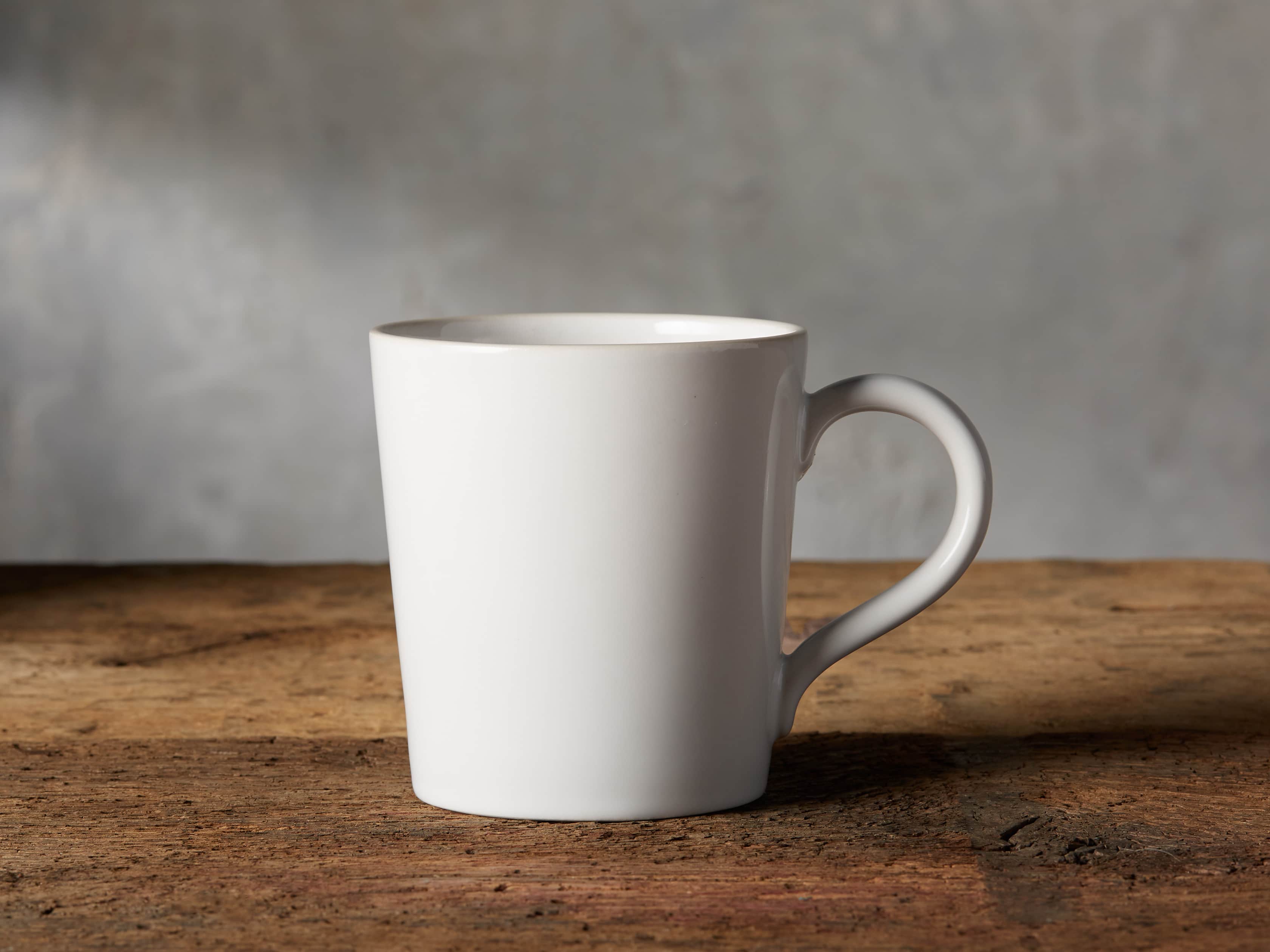 Avignon White Polished Mugs (set of 4), slide 1 of 4