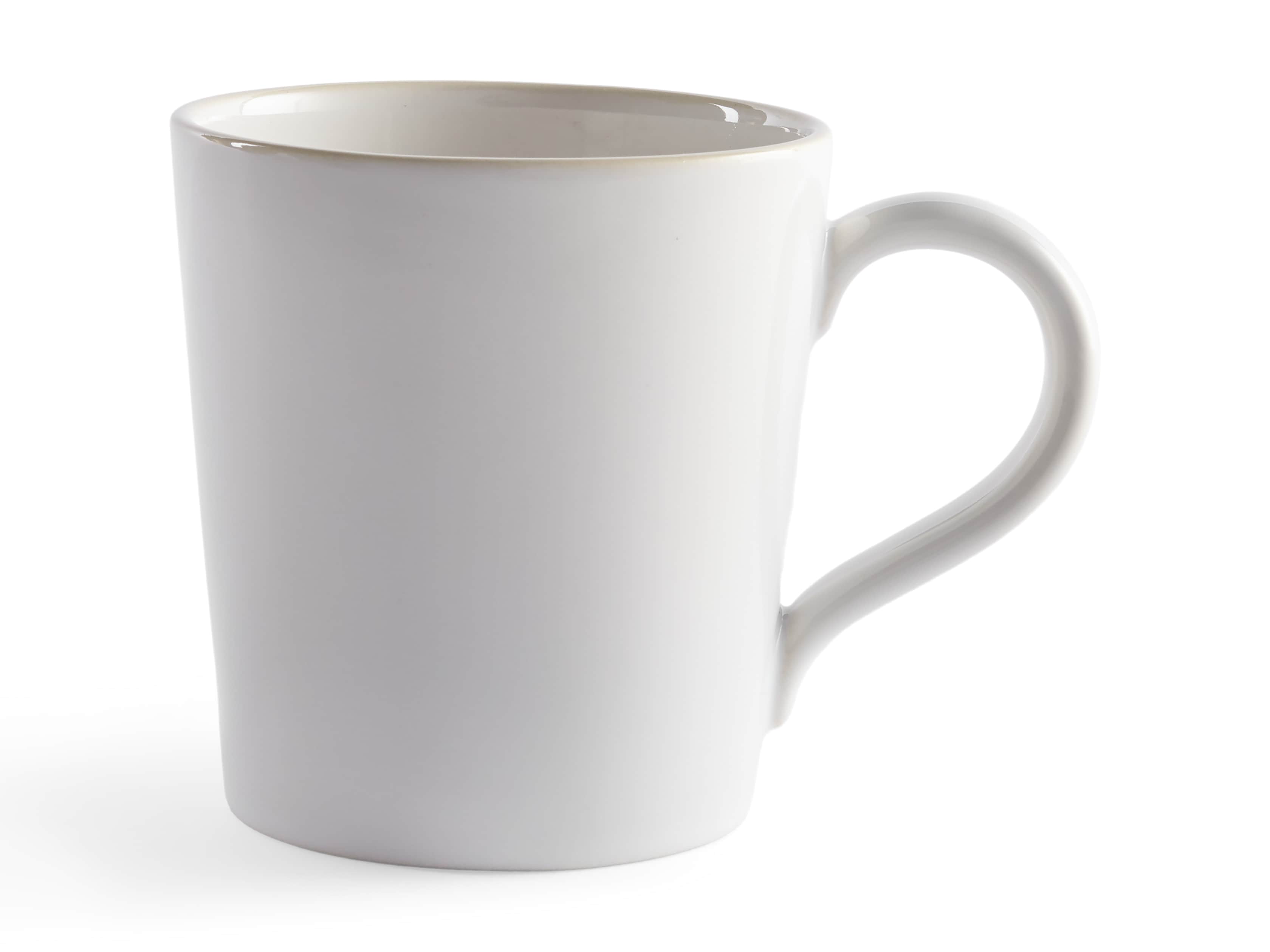 Avignon White Polished Mugs (set of 4), slide 4 of 4
