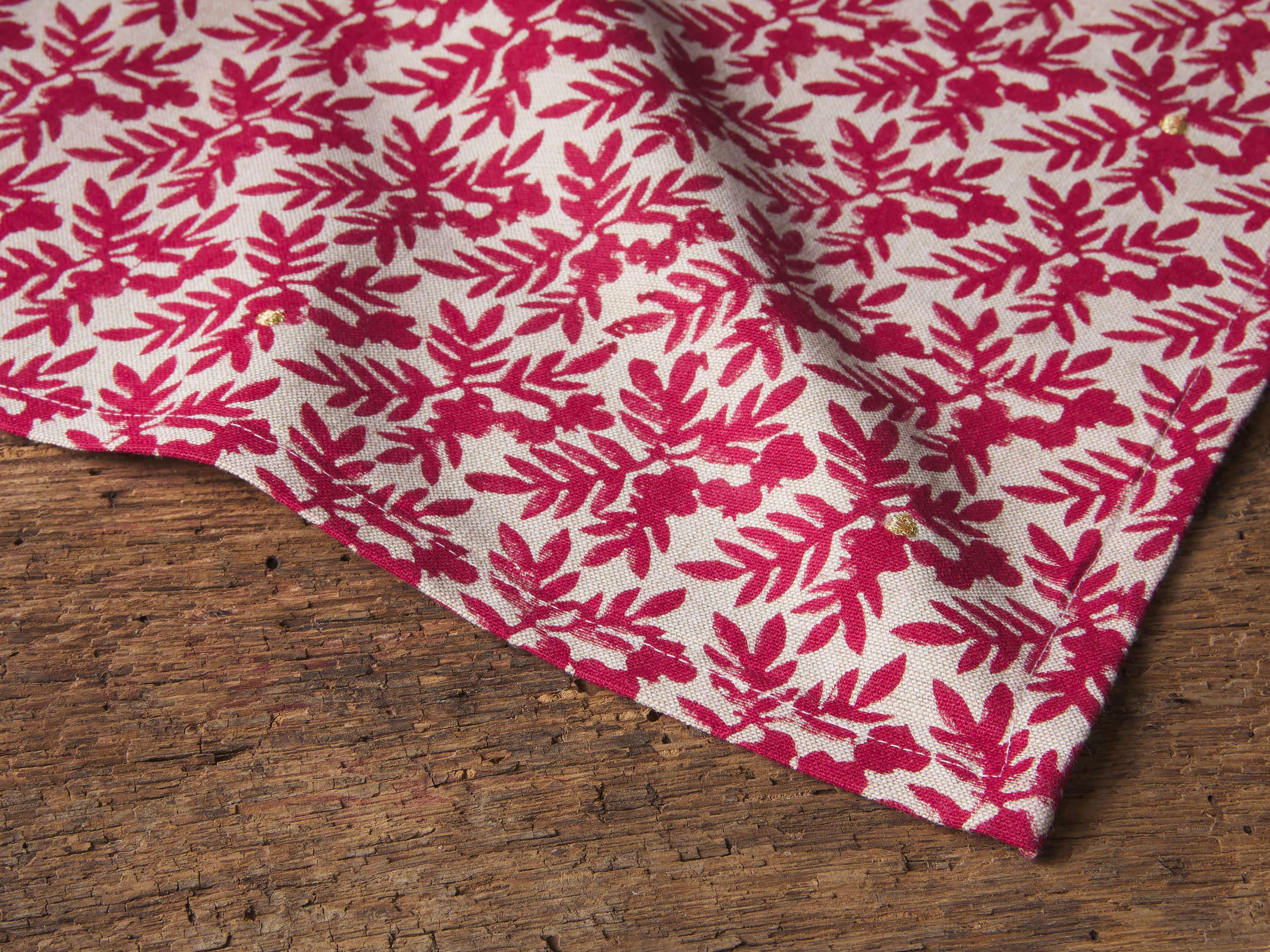 Set of 4 Berry Print Dinner Napkin, slide 2 of 2