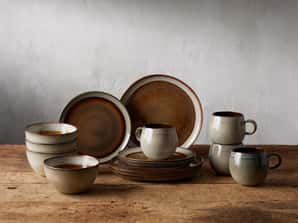 Canyon 16 Piece Set with Pasta Bowls