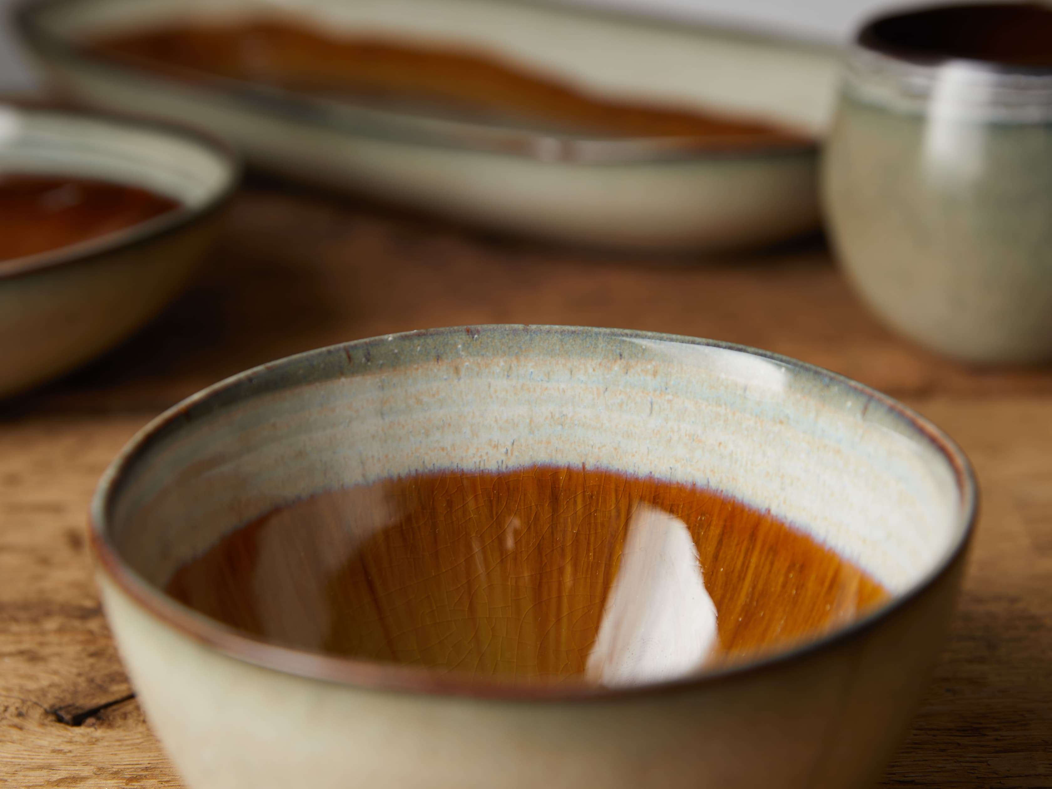 Ronan Cereal Bowls in Brown (Set of 4) Stoneware | Arhaus