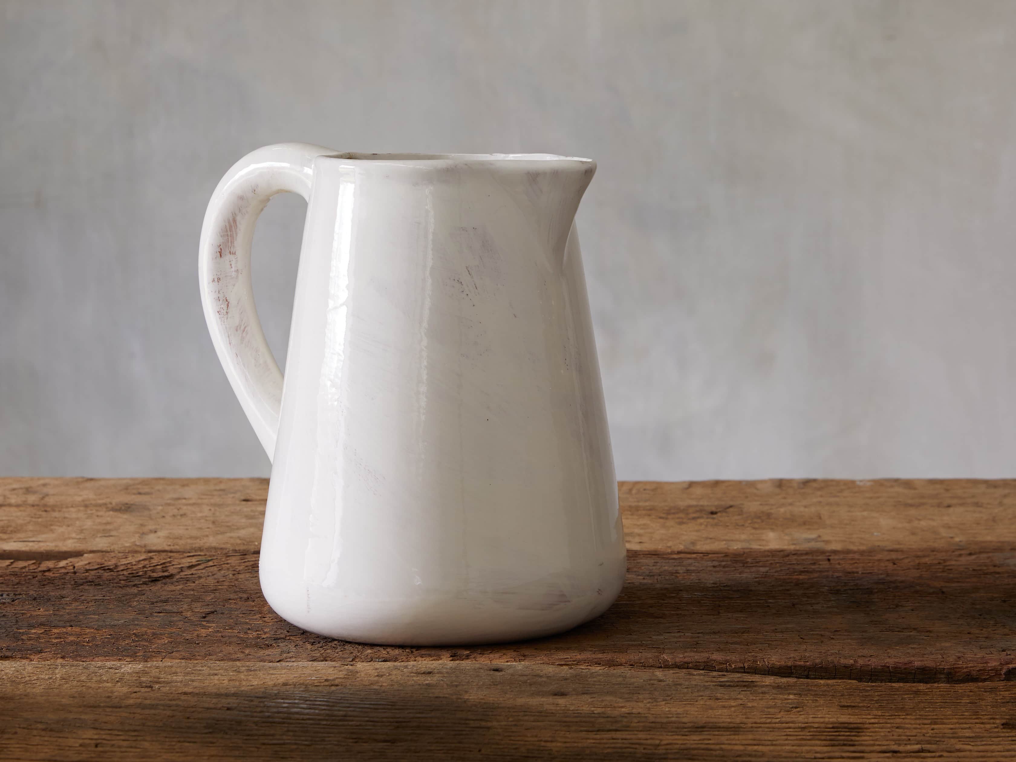 Delgado Pitcher - Come take a peek at more Arhaus French Vintage Timeless Furniture, Decor and Lighting on Hello Lovely Studio.