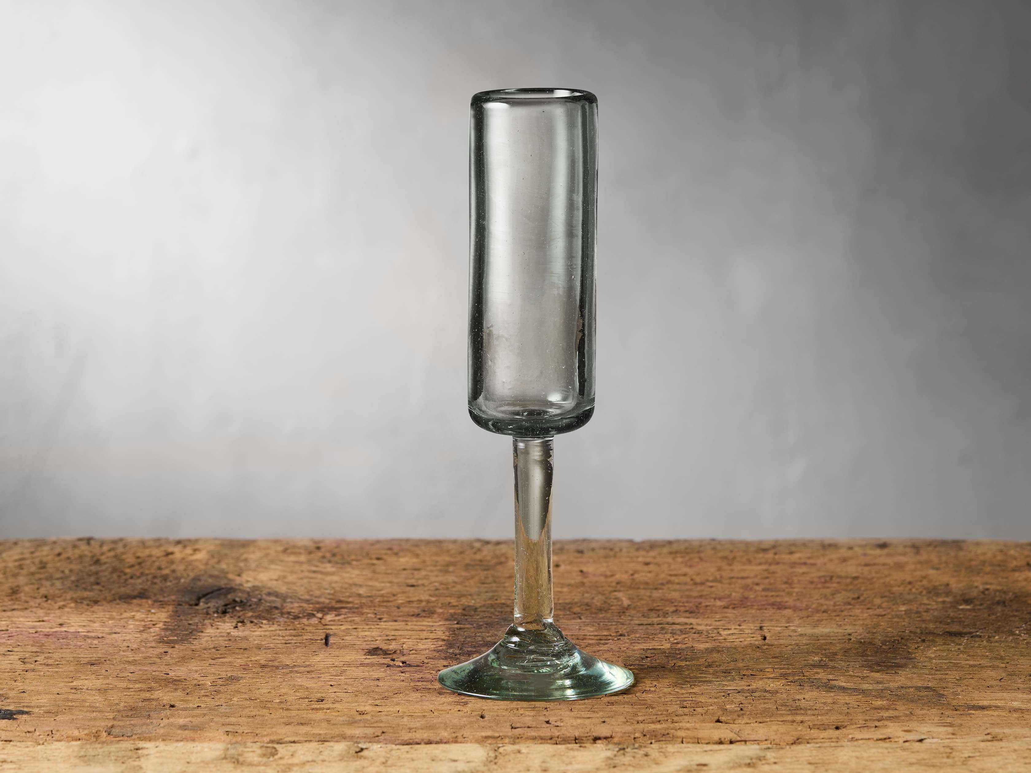 Tall Recycled Champagne Flute