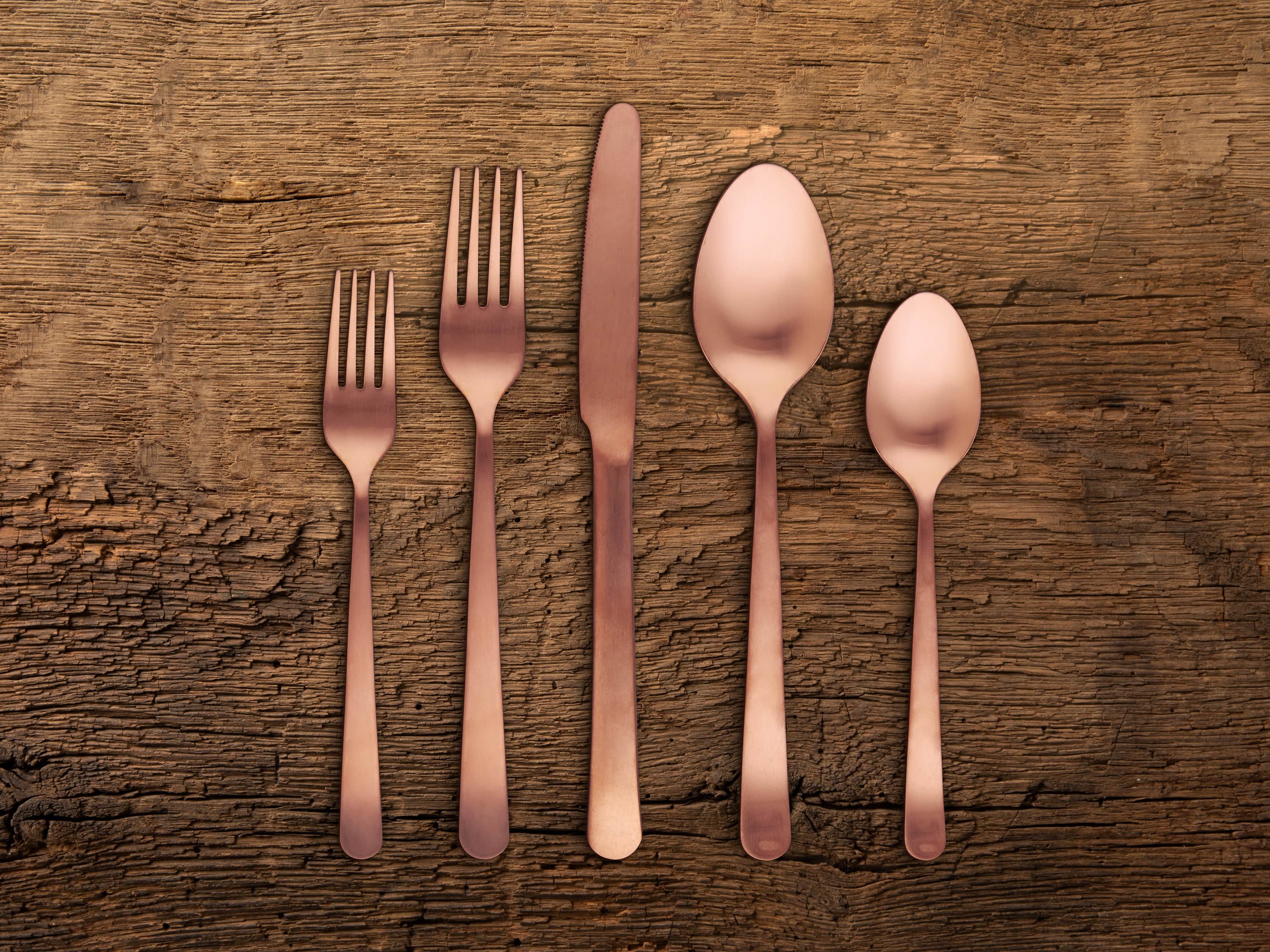 Kent 5 Piece Place Setting in Copper