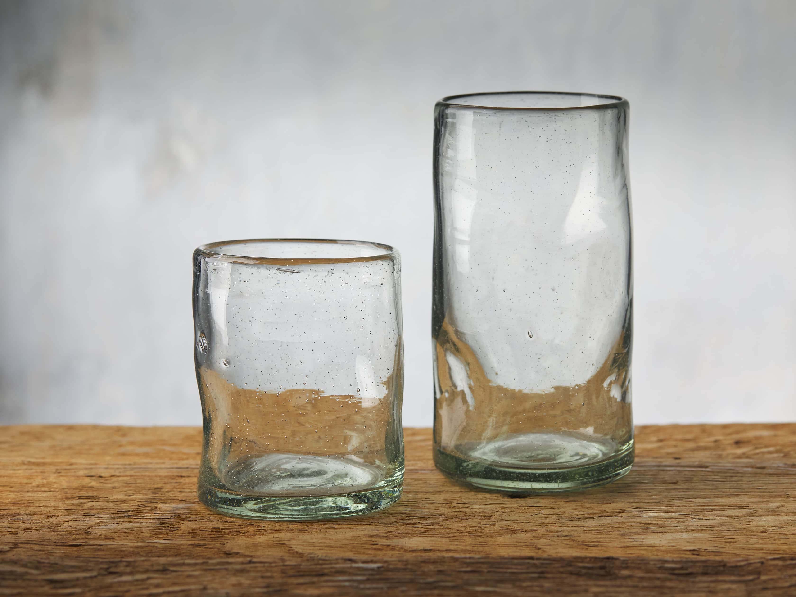 Organic Double Old-Fashioned Glasses (Set of 4)