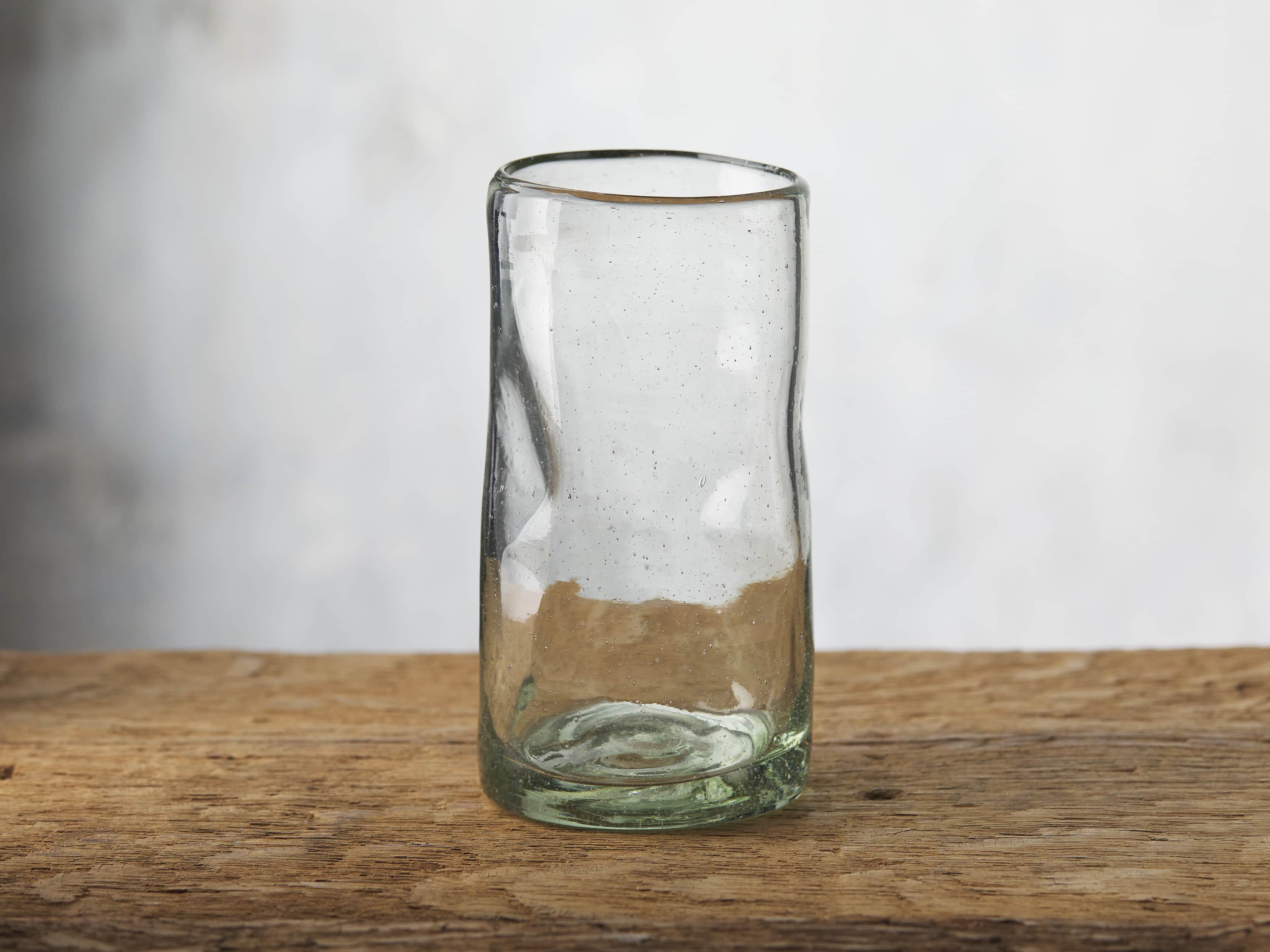 Camilo Highball Glasses (Set of 4) in Wood White | Arhaus