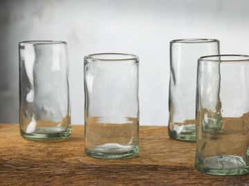 Organic Highball Glasses (Set of 4)