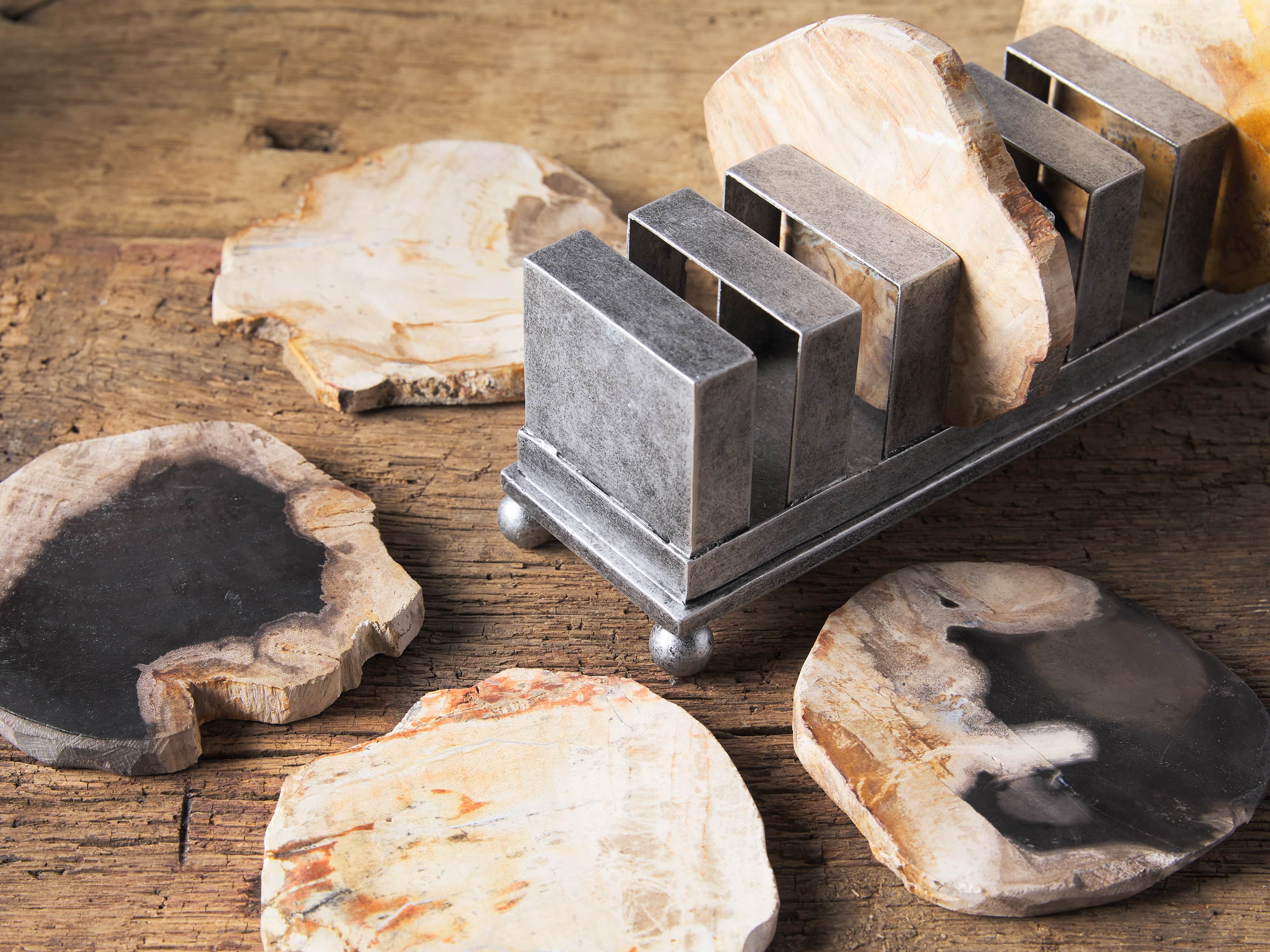 Petrified Wood Coasters, slide 2 of 2
