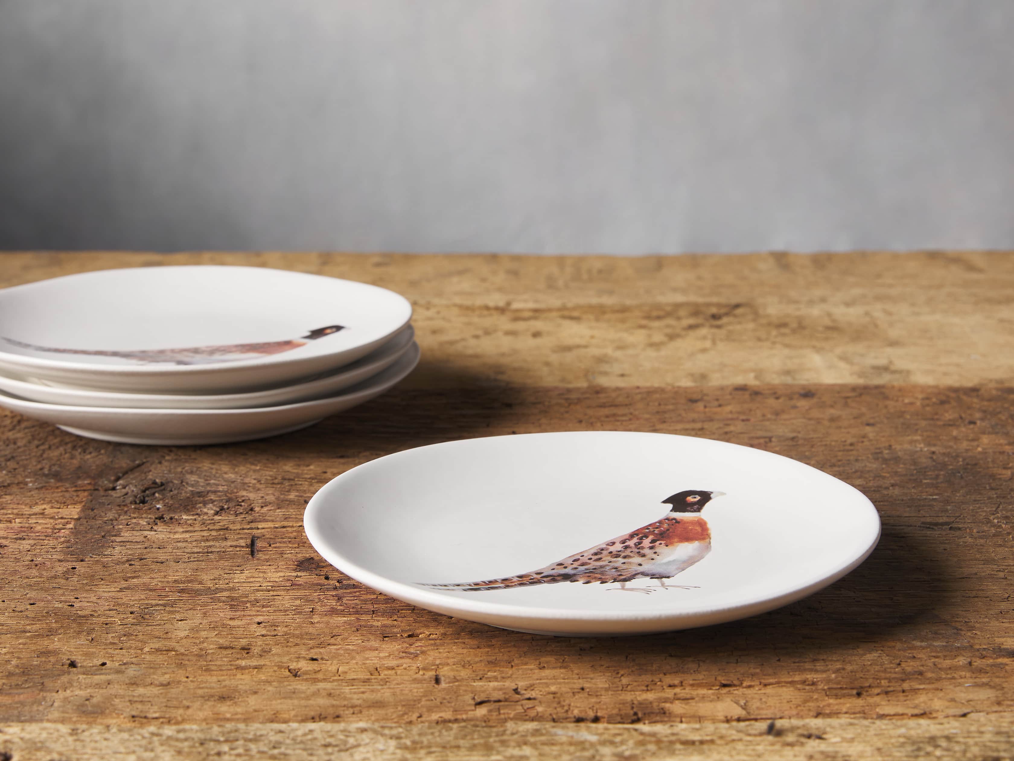 Pheasant Dessert Plate (Set of 4), slide 2 of 3
