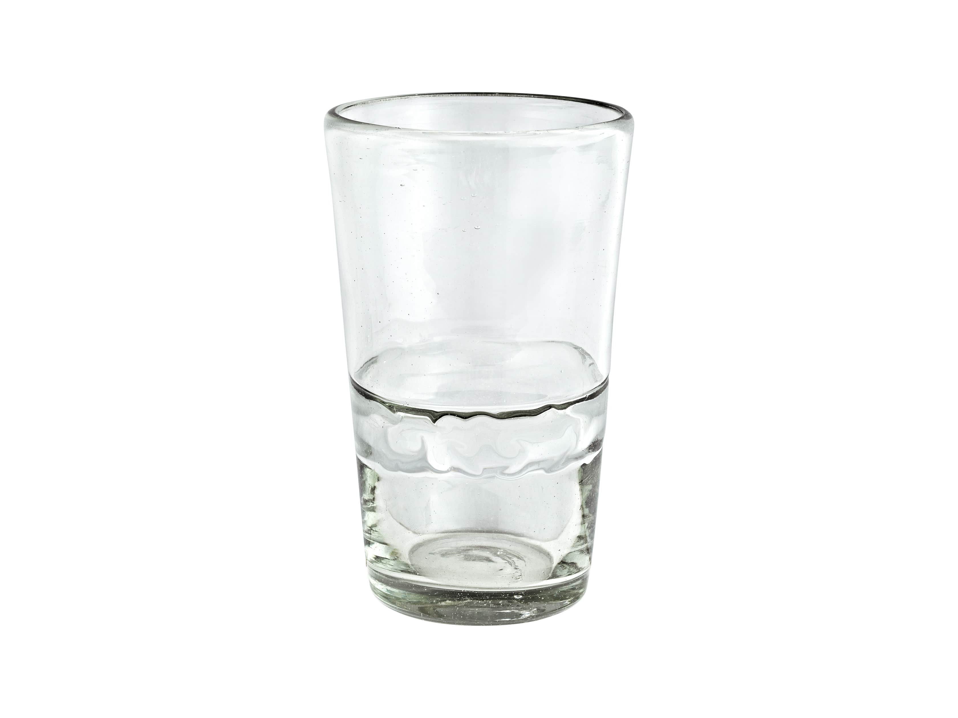 Ribbon Clear Highball Glasses (Set of 4)