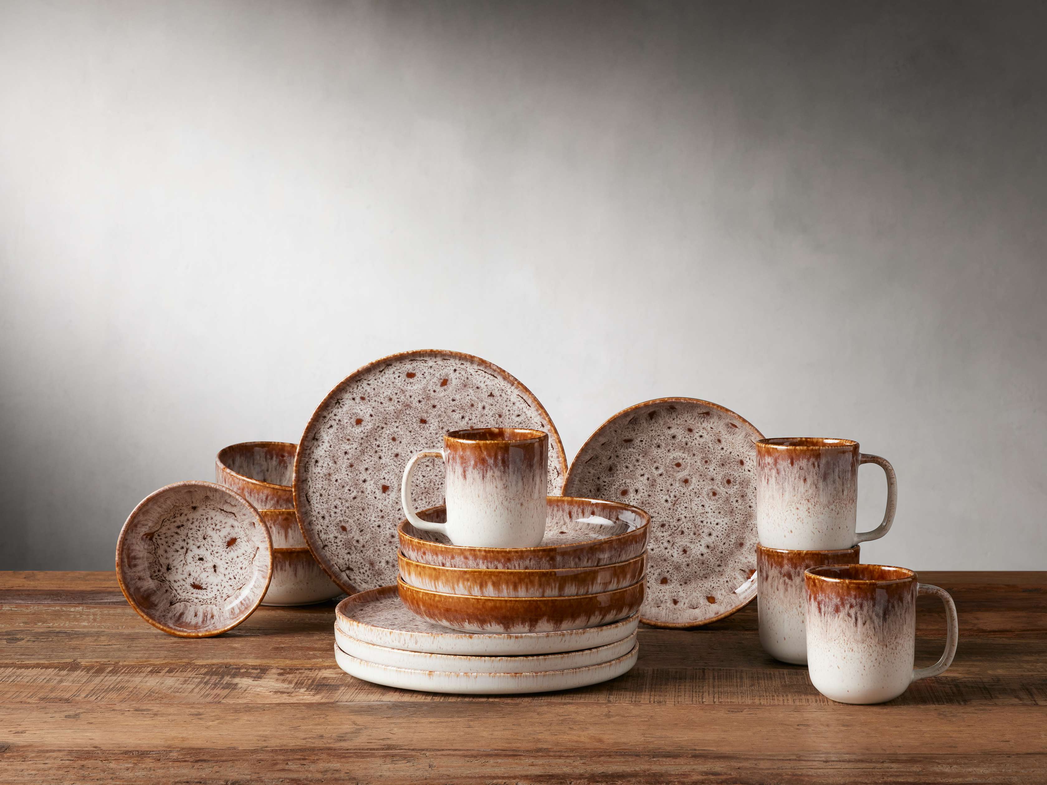 Ronan Cereal Bowls in Brown (Set of 4)