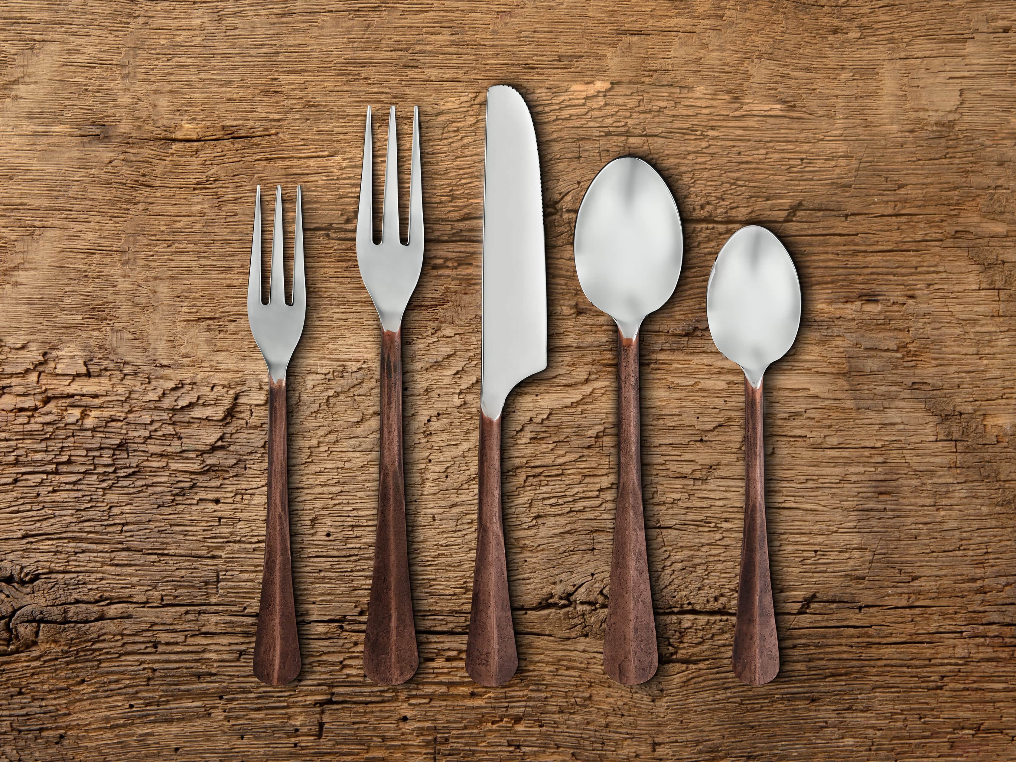 Slate 5 Piece Placesetting in Copper, slide 1 of 2