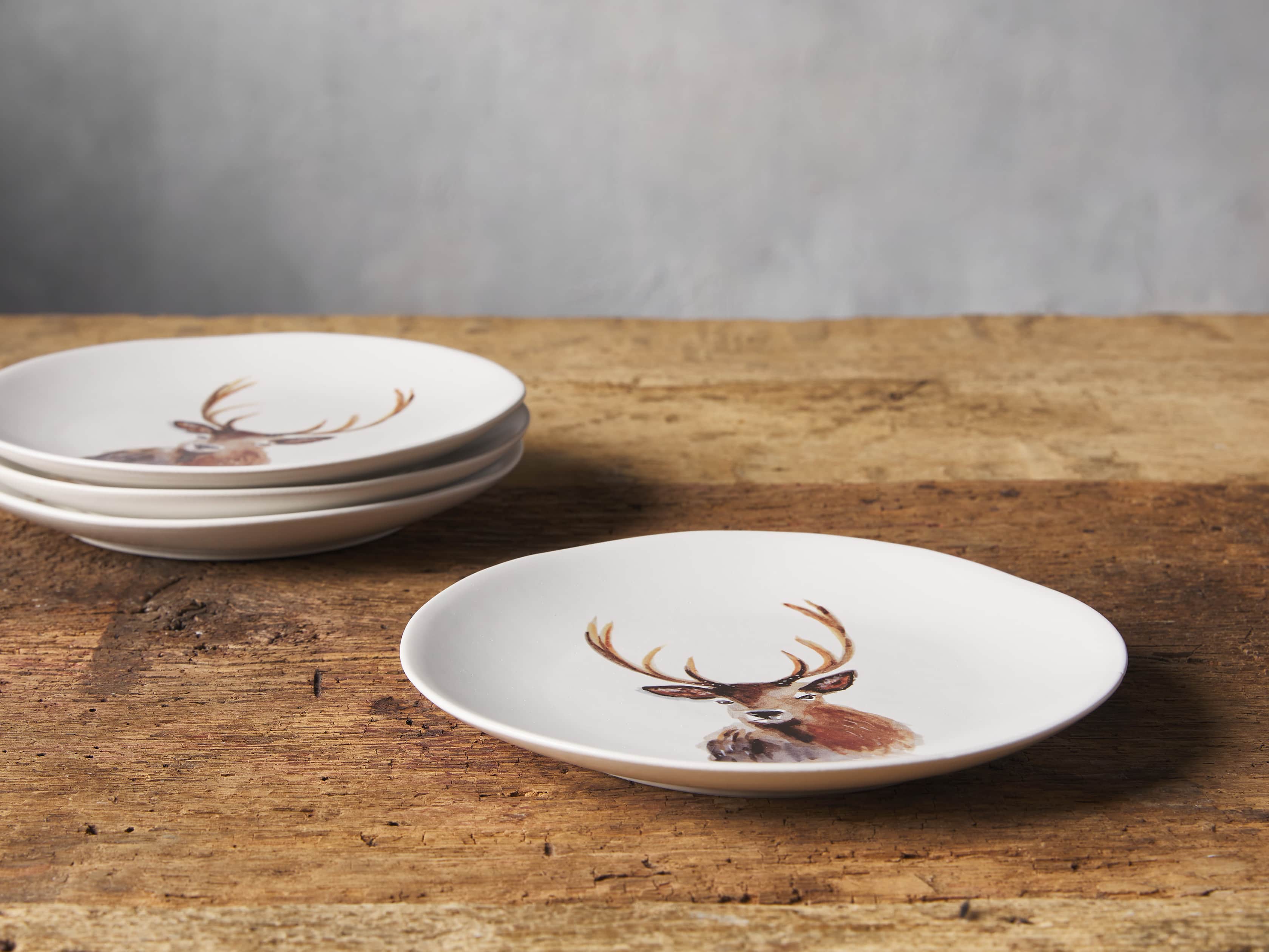 Stag Dessert Plates (Set of 4), slide 2 of 3