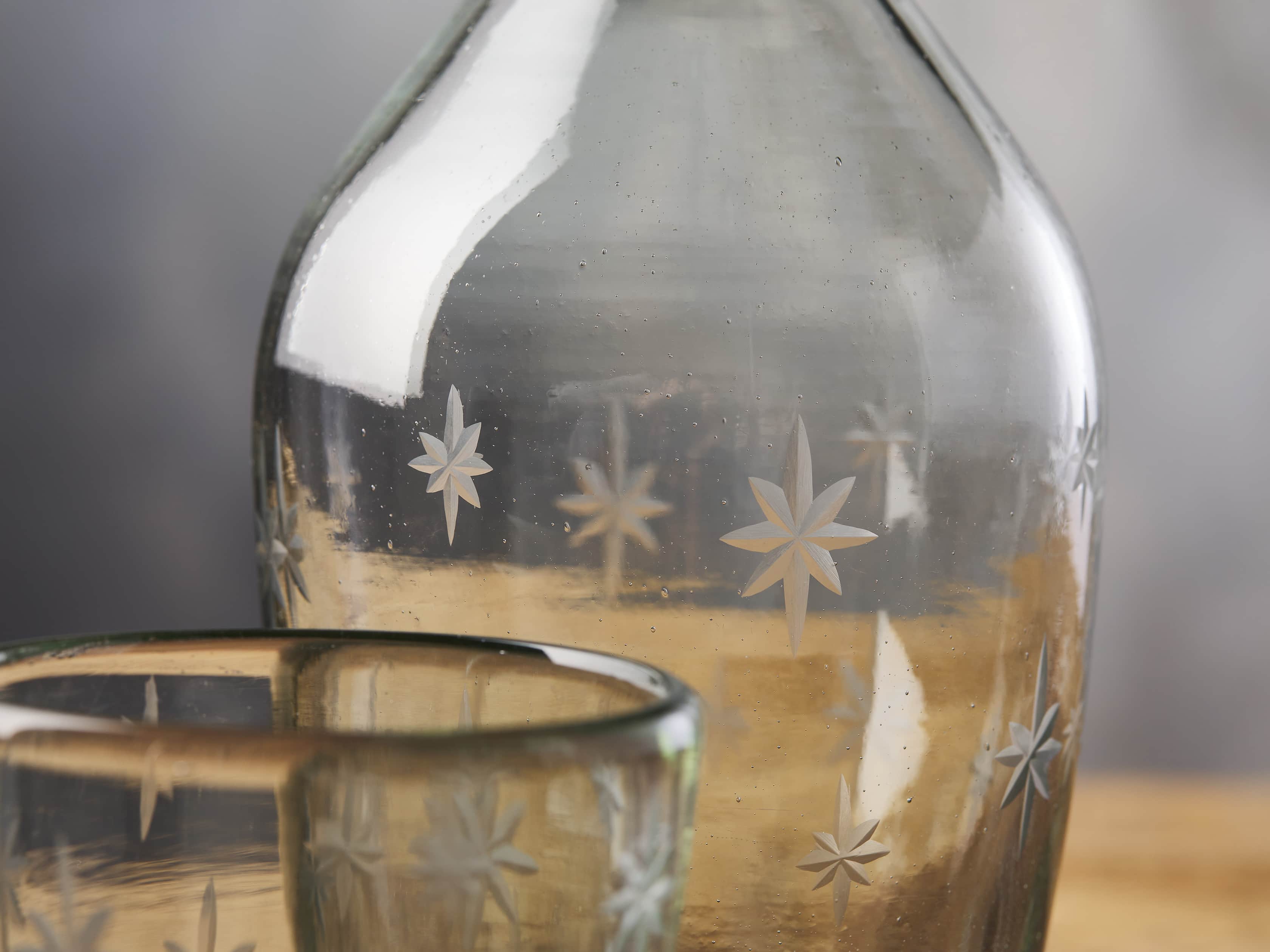 Etched Star Bedside Carafe, slide 3 of 3